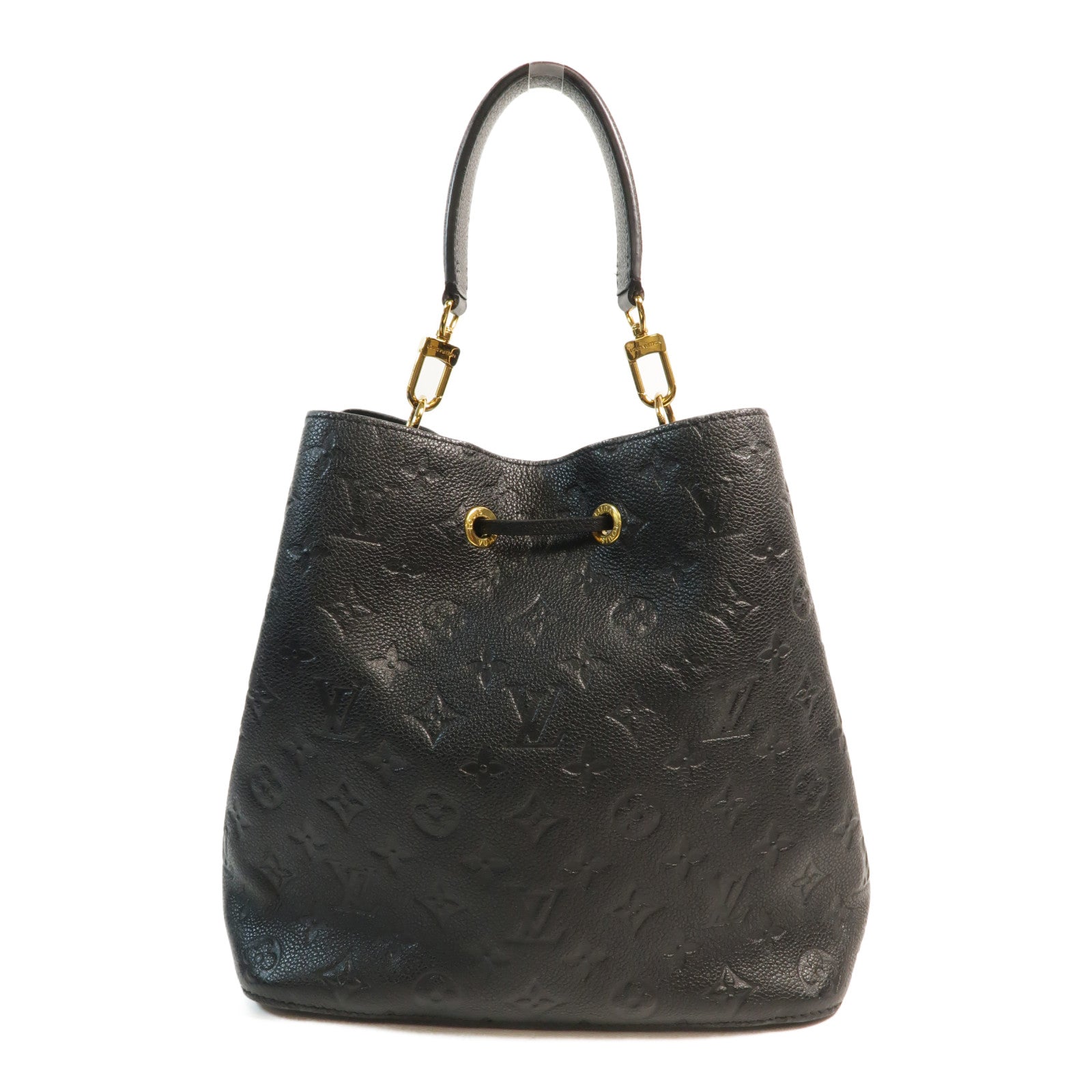 LOUIS VUITTON Monogram Empreinte Neo Noe MM金扣手挽肩背兩用袋