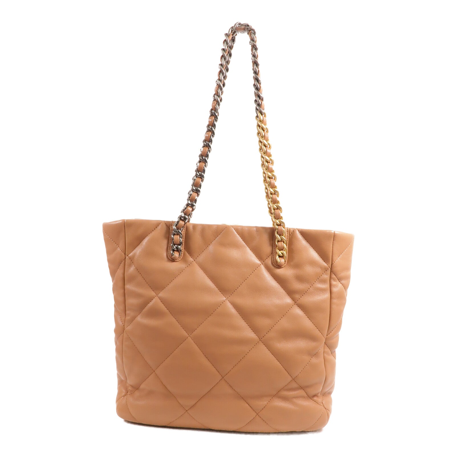 CHANEL 羊皮皮革C19 Tote Bag肩背袋