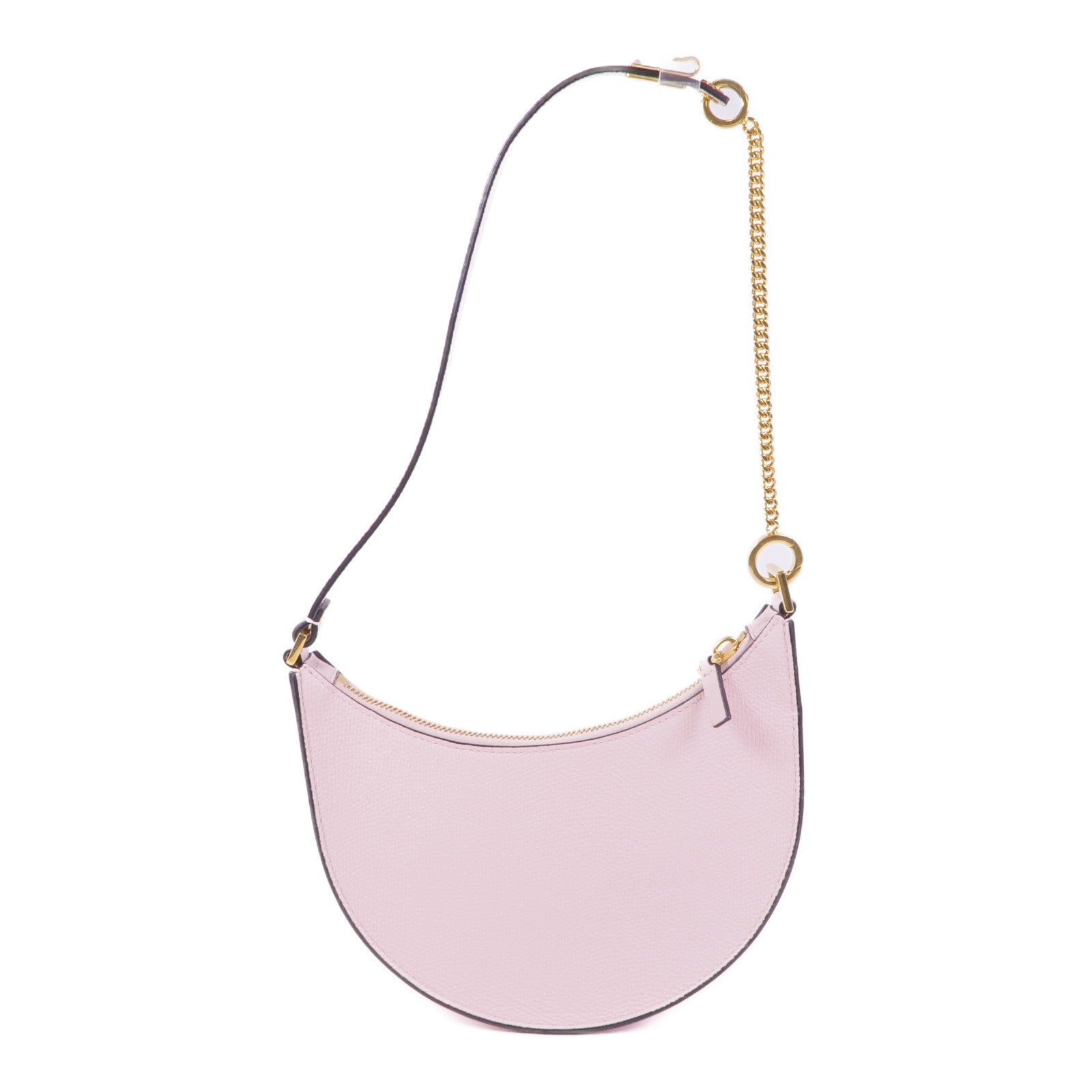 Valentino 皮革VLogo Signature Hobo Bag金扣肩背袋