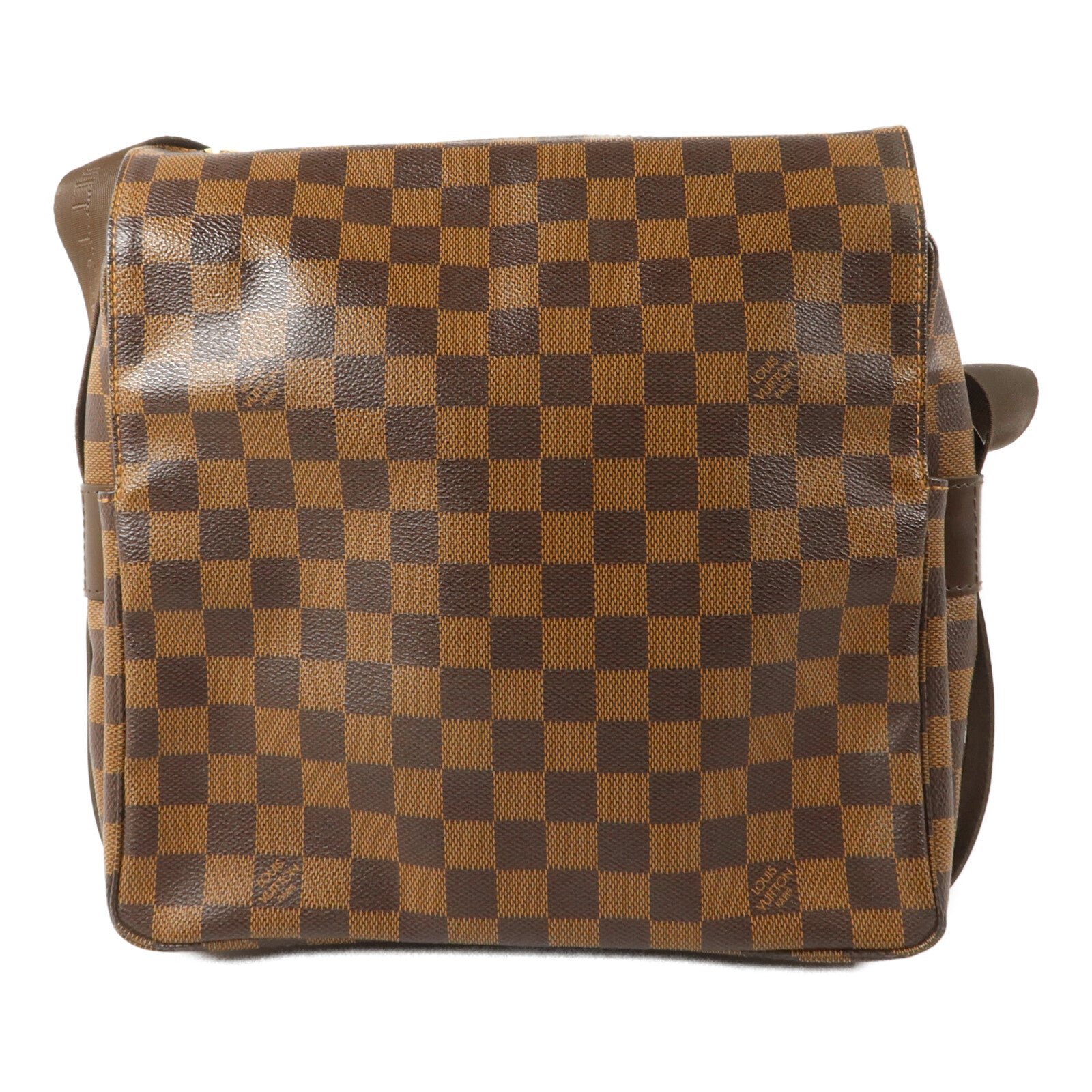 LOUIS VUITTON Damier Naviglio金扣肩背袋