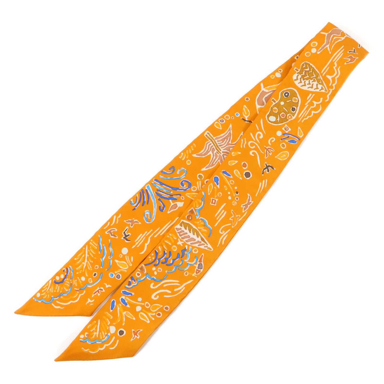 HERMES 絲質Twilly絲巾