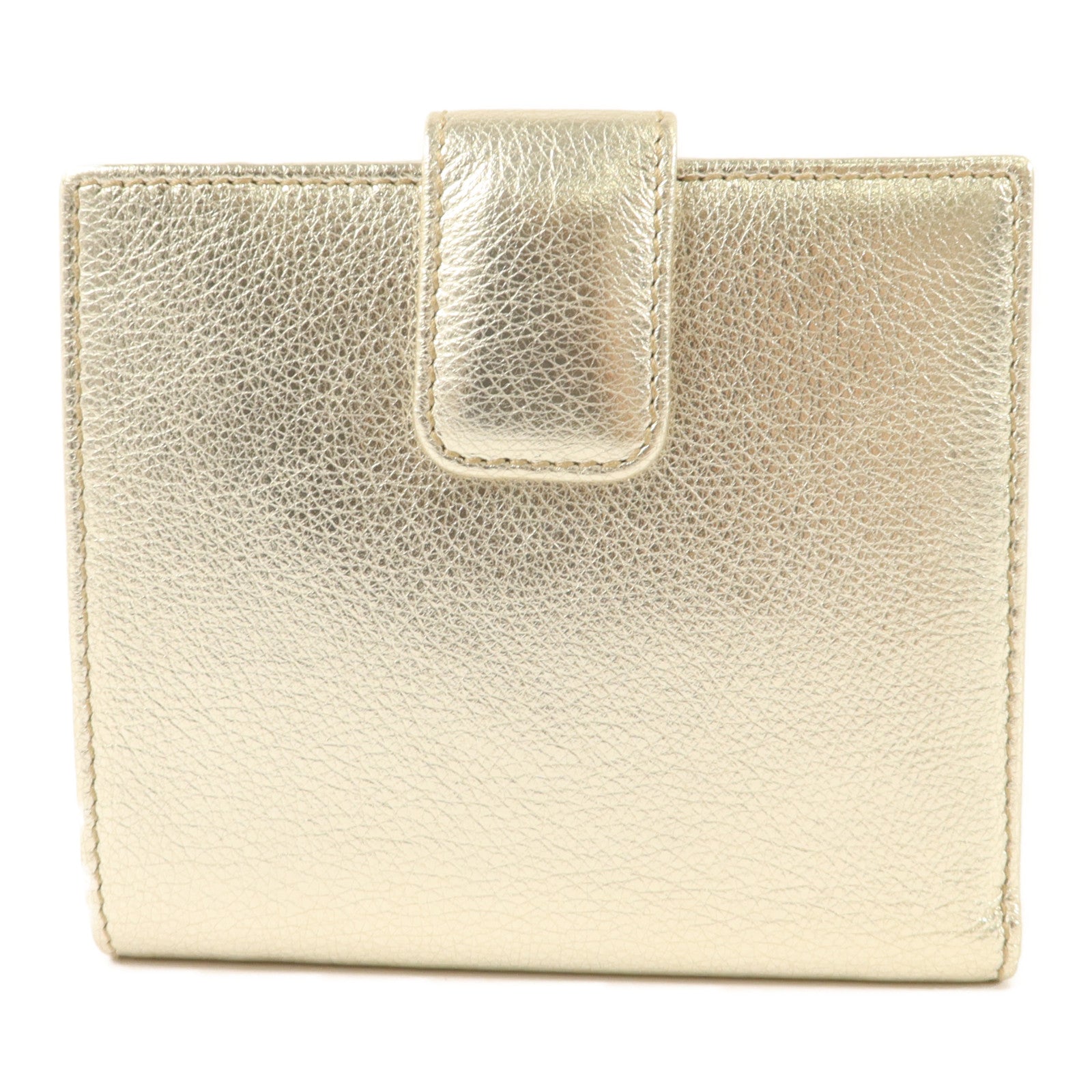 GUCCI 牛皮皮革Interlocking G W Hook Wallet錢包