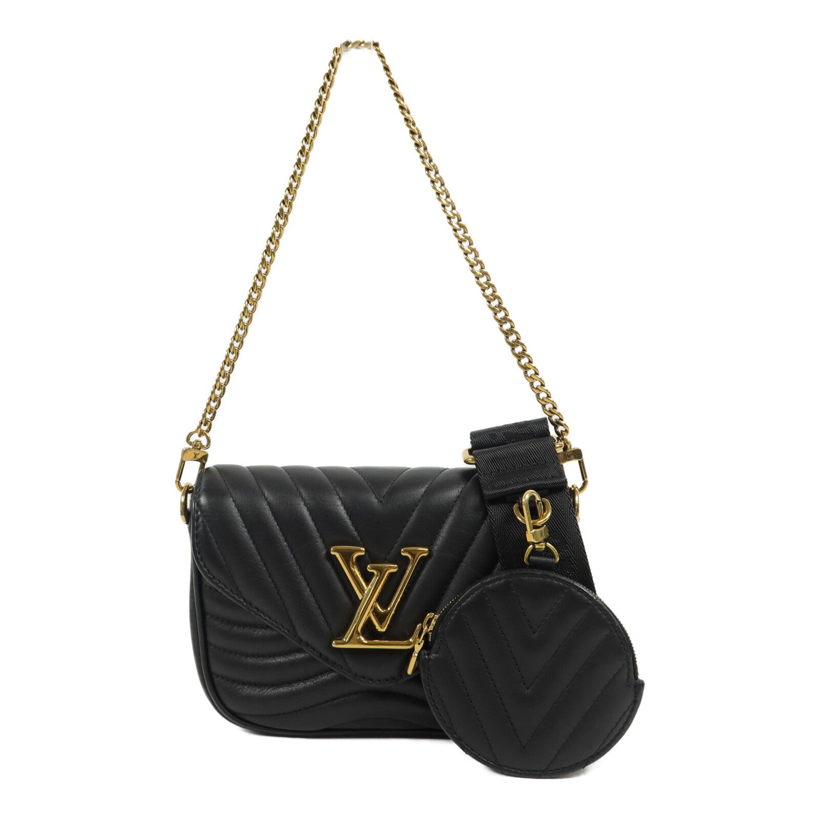 LOUIS VUITTON 牛皮皮革New Wave手挽肩背兩用袋