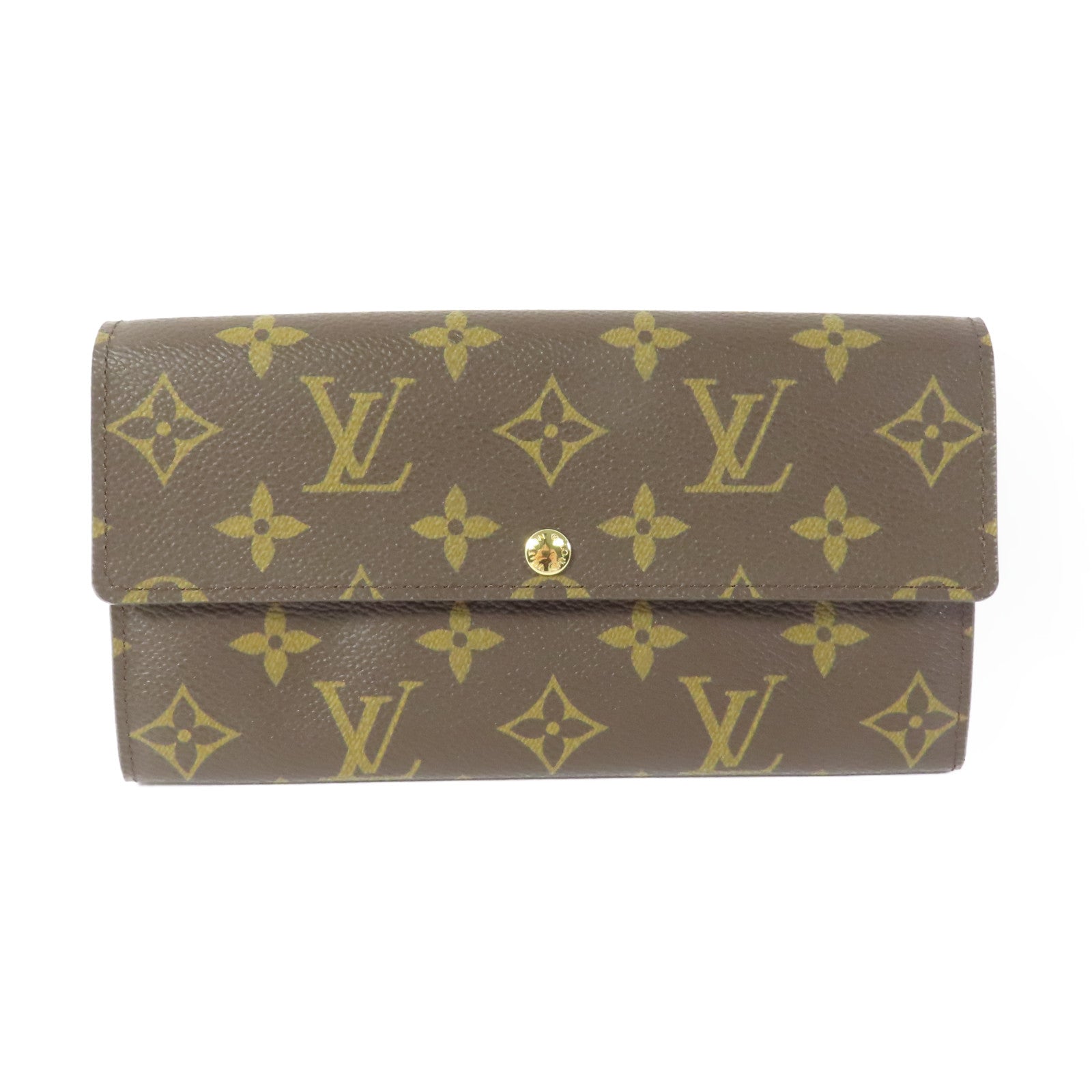 LOUIS VUITTON Monogram Portefeuille Sarah金扣長錢包