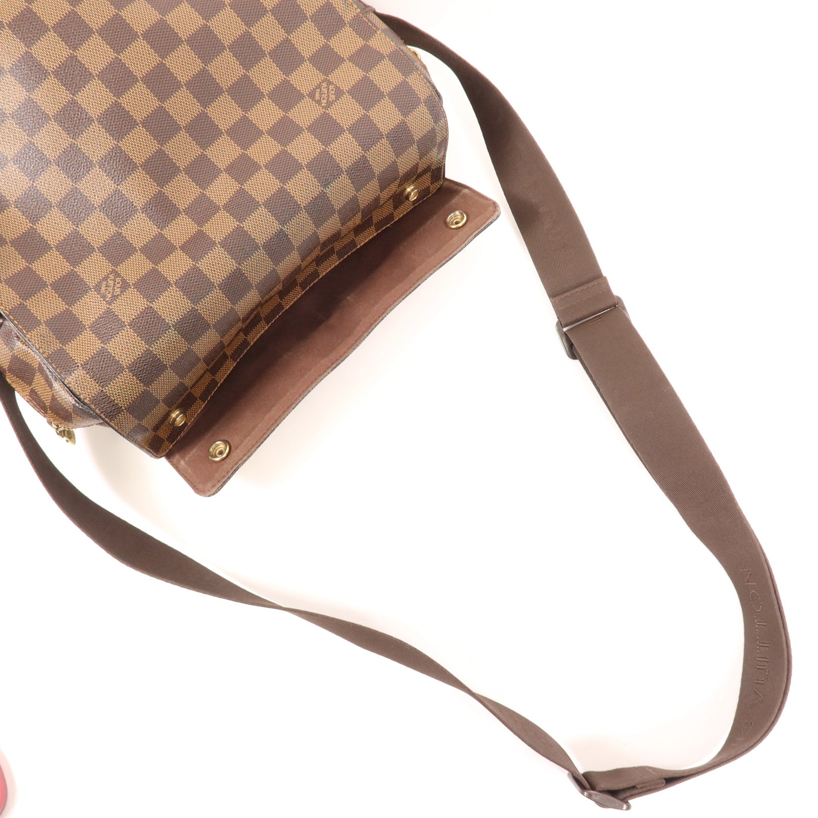 LOUIS VUITTON Damier Naviglio金扣肩背袋