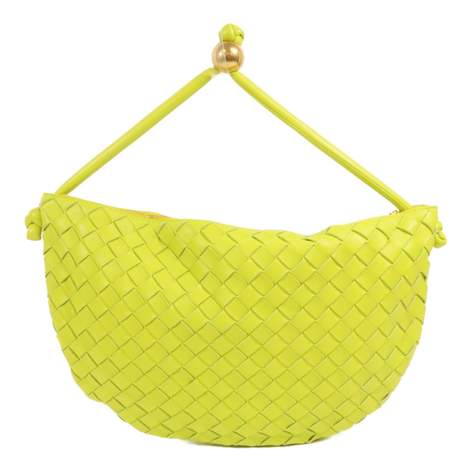 BOTTEGA VENETA 牛皮皮革Shoulder Bag金扣肩背袋