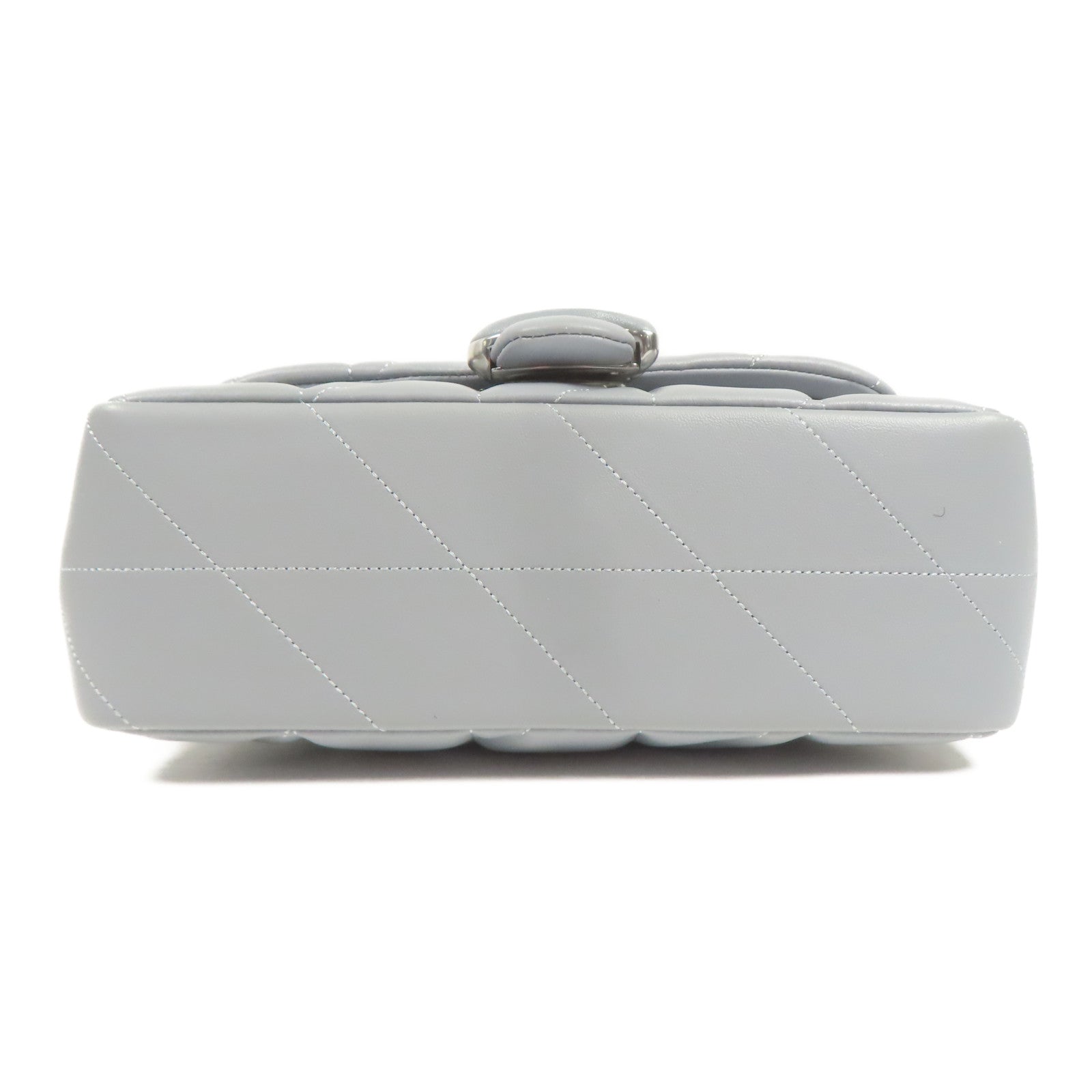 COACH 皮革Shoulder Bag銀扣鏈帶肩背袋