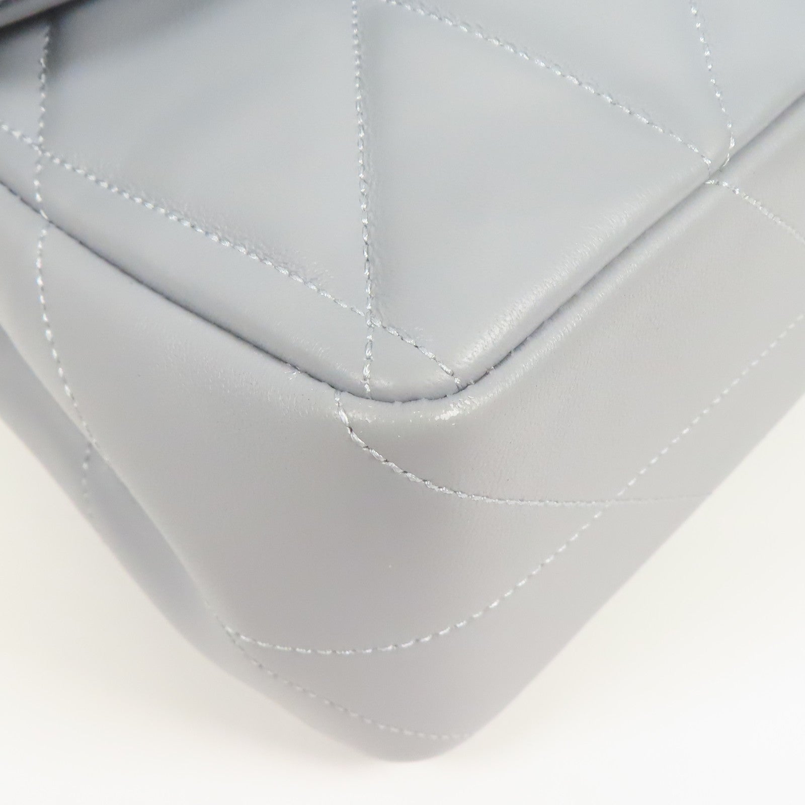 COACH 皮革Shoulder Bag銀扣鏈帶肩背袋