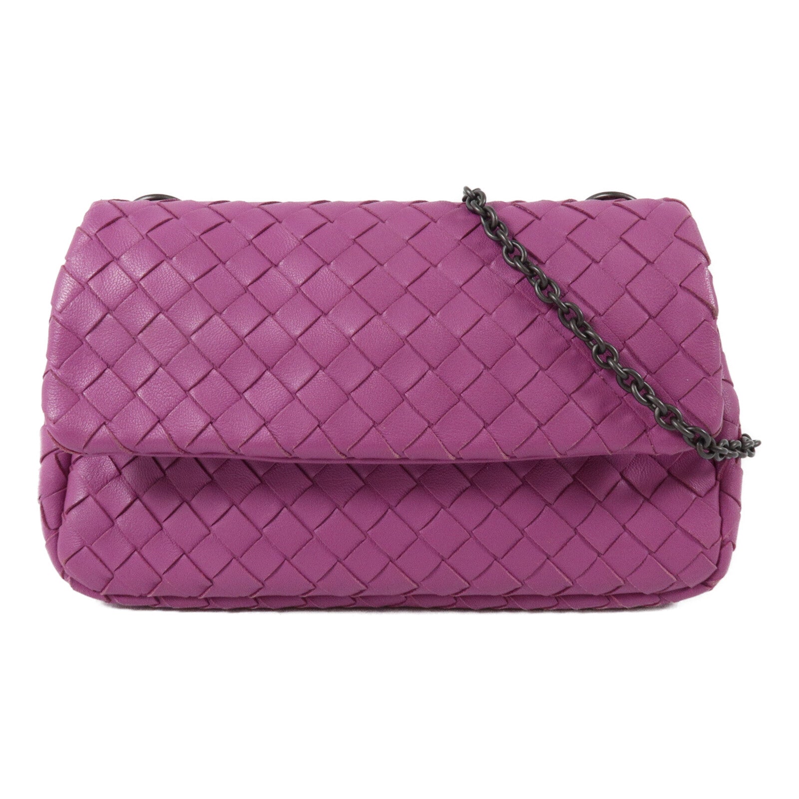 BOTTEGA VENETA 羊皮皮革Shoulder Bag鏈帶肩背袋