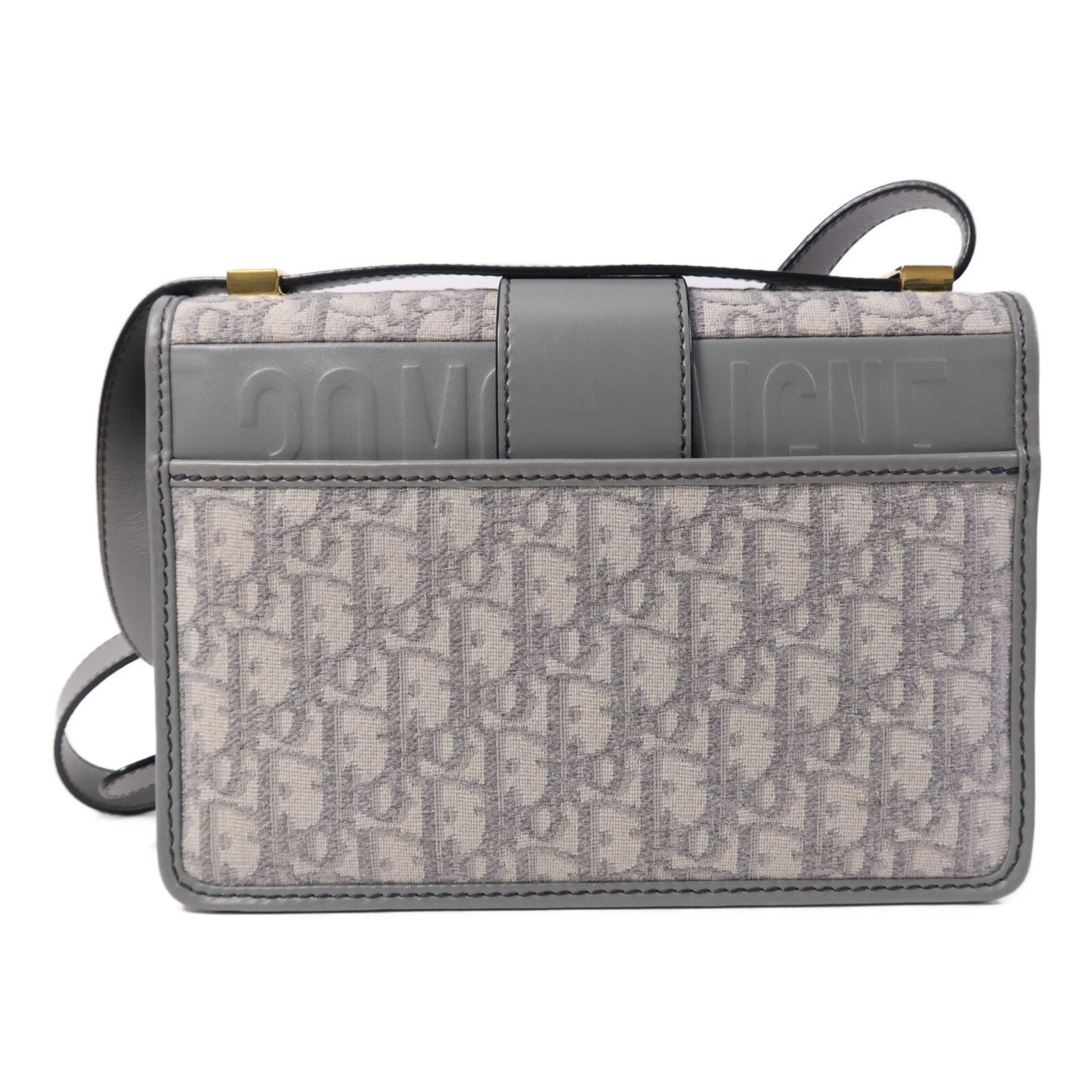 Dior 帆布Montaigne 30金扣肩背袋