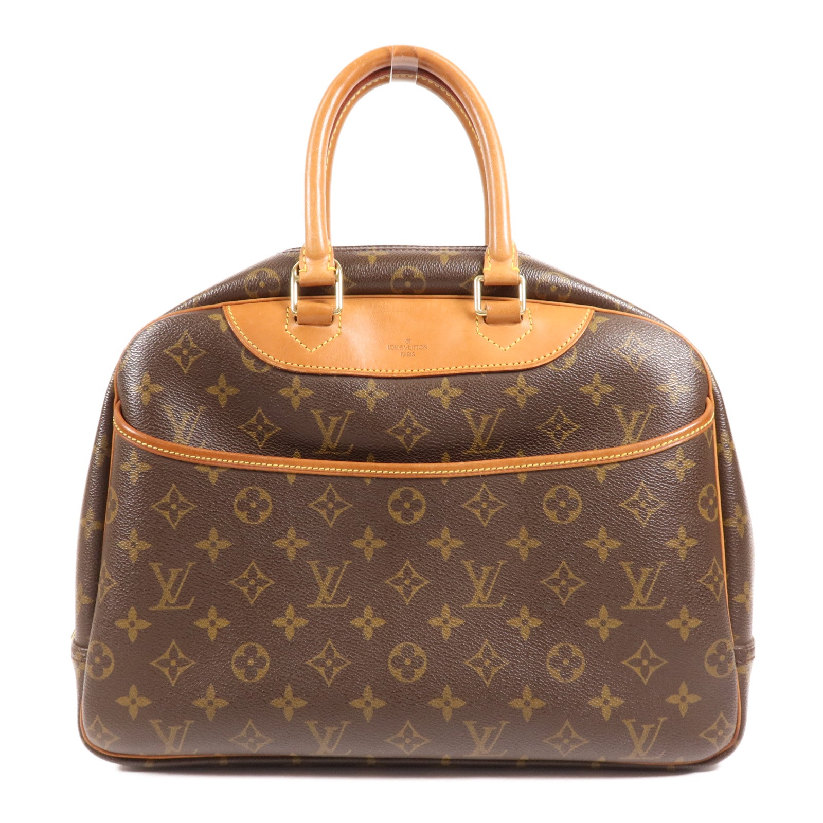 LOUIS VUITTON Monogram Deauville金扣手挽袋