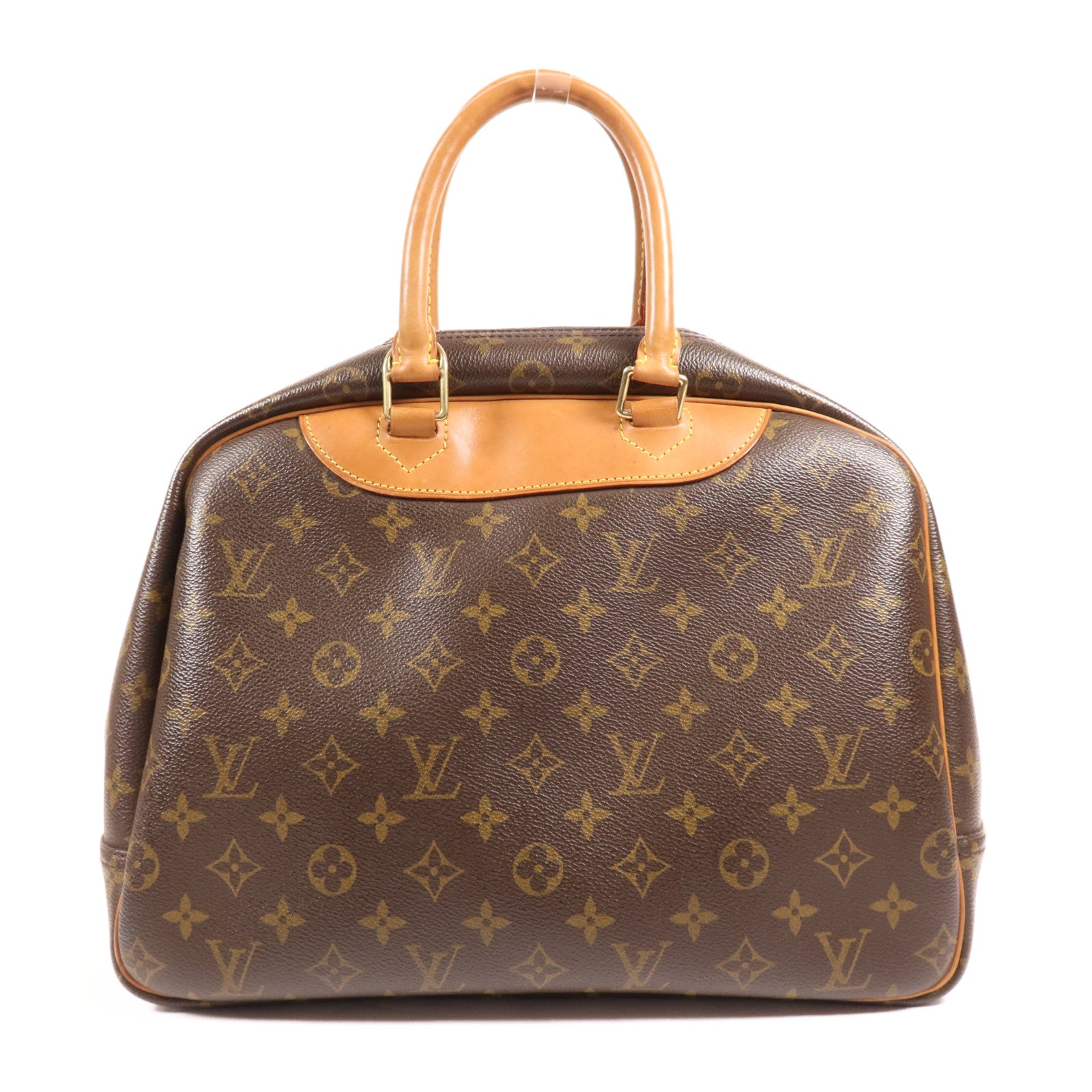 LOUIS VUITTON Monogram Deauville金扣手挽袋