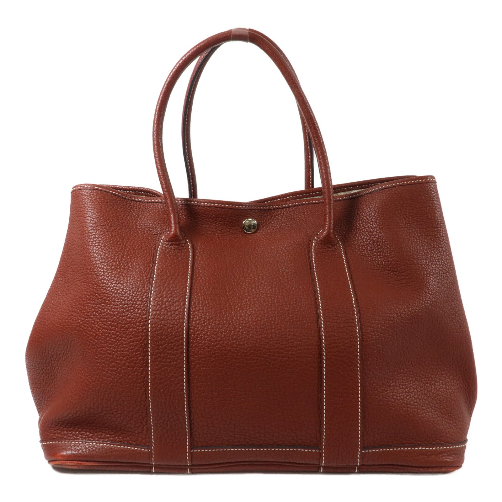 HERMES Negonda皮革Garden Party PM手挽袋Rouge H