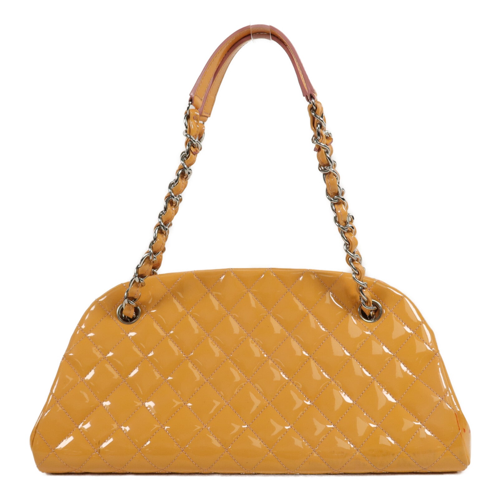 CHANEL 漆皮皮革Chain Shoulder鏈帶肩背袋