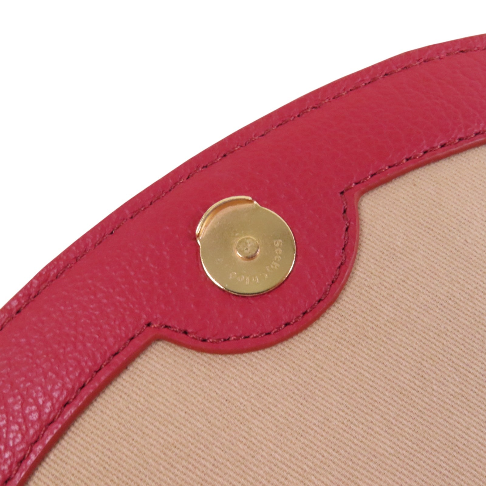 SEE BY CHLOE 牛皮皮革Shoulder Bag金扣肩背袋