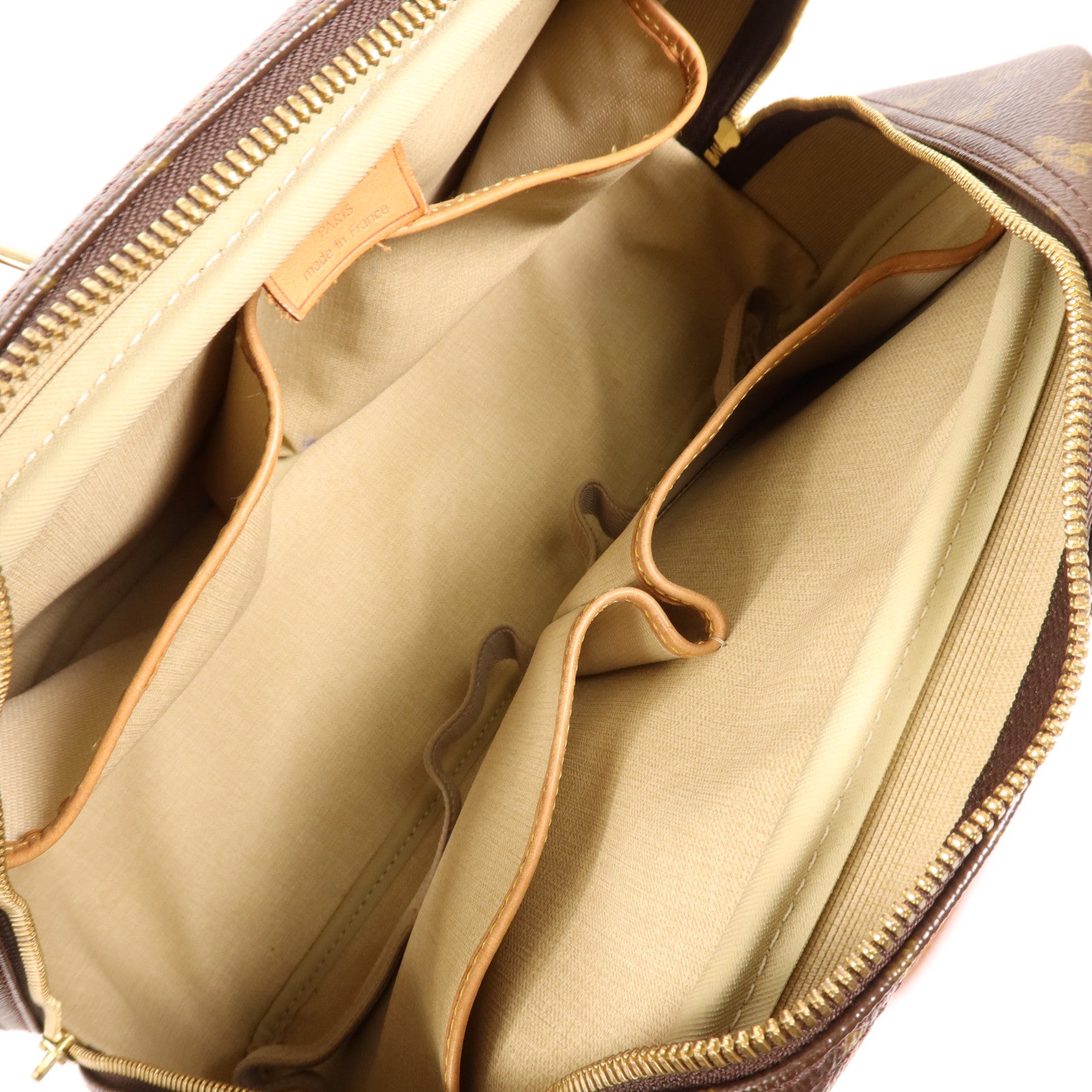 LOUIS VUITTON Monogram Deauville金扣手挽袋