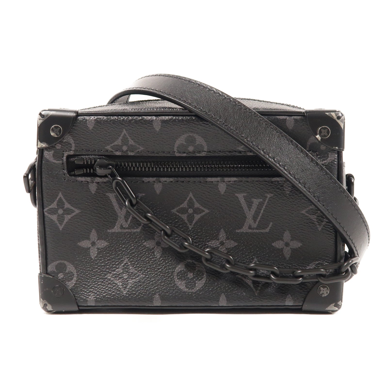 LOUIS VUITTON Monogram Eclipse Mini Soft Trunk肩背袋