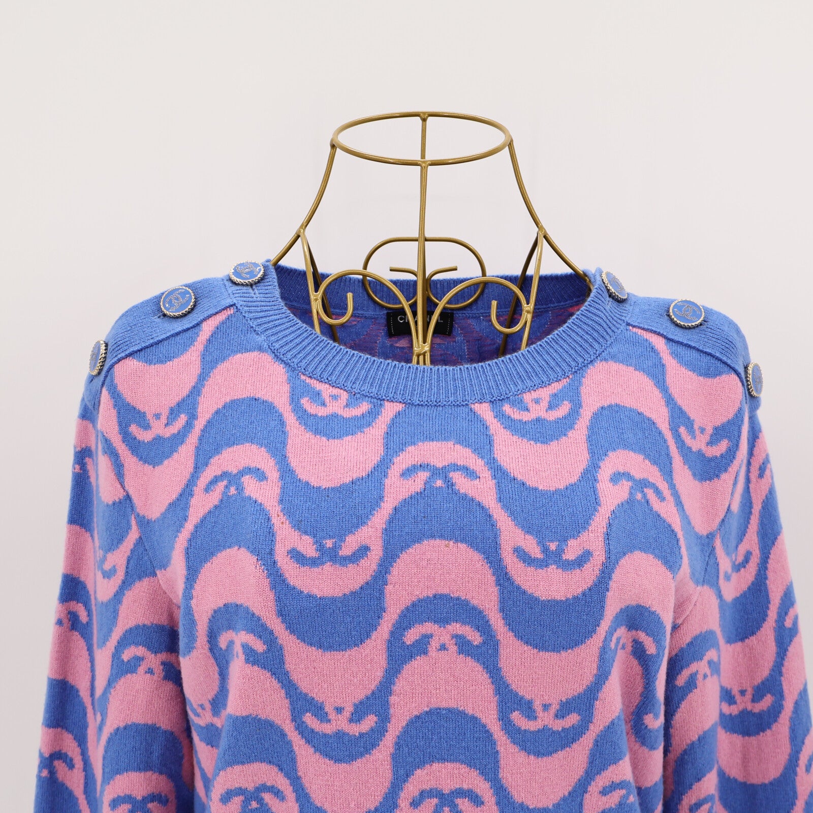 CHANEL Cashmere Knitted Top針織