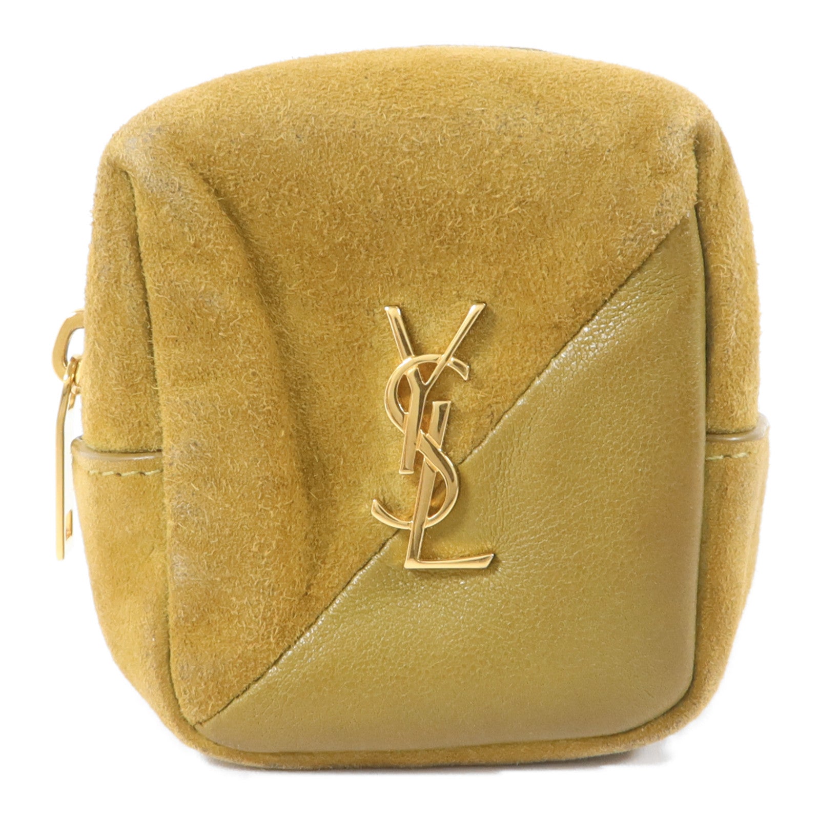 SAINT LAURENT 麂皮皮革/羊皮皮革Pouch小袋
