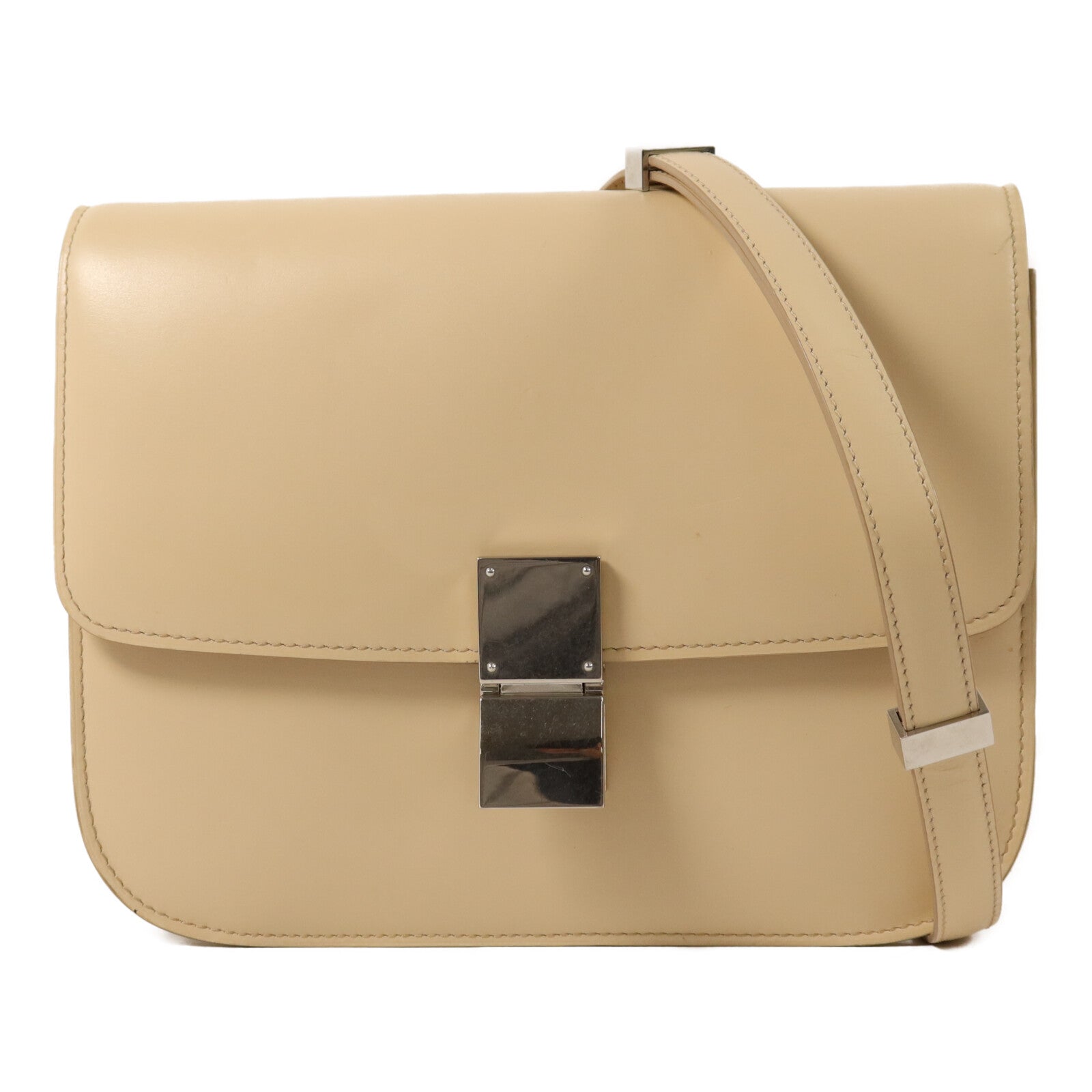 CELINE 牛皮皮革Classic Box Medium肩背袋