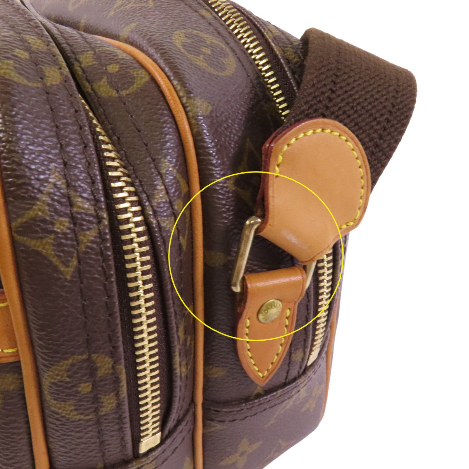 LOUIS VUITTON Monogram Reporter PM金扣肩背袋