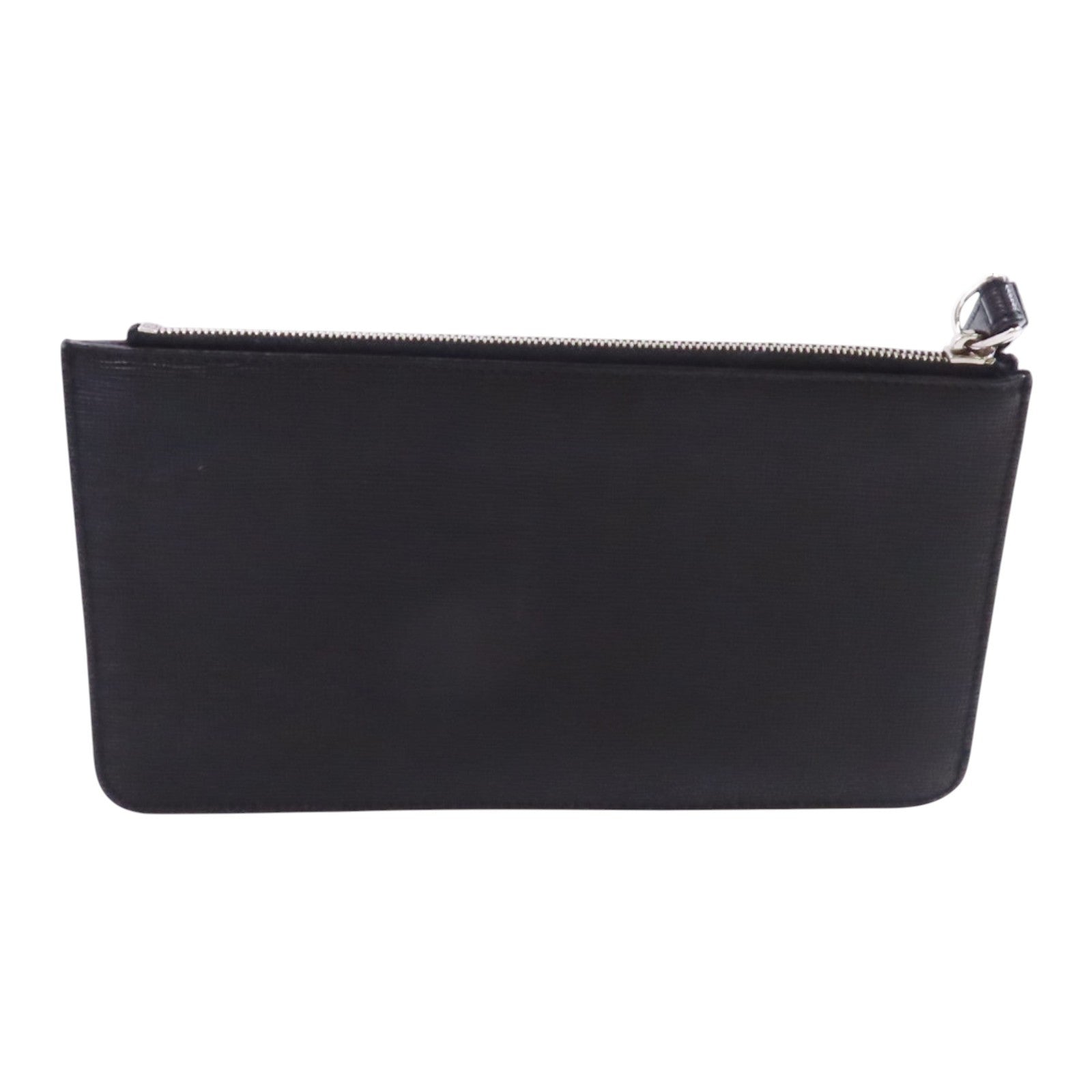 FENDI 塗層皮革Studded Karlito Clutch Pouch銀扣手拿包