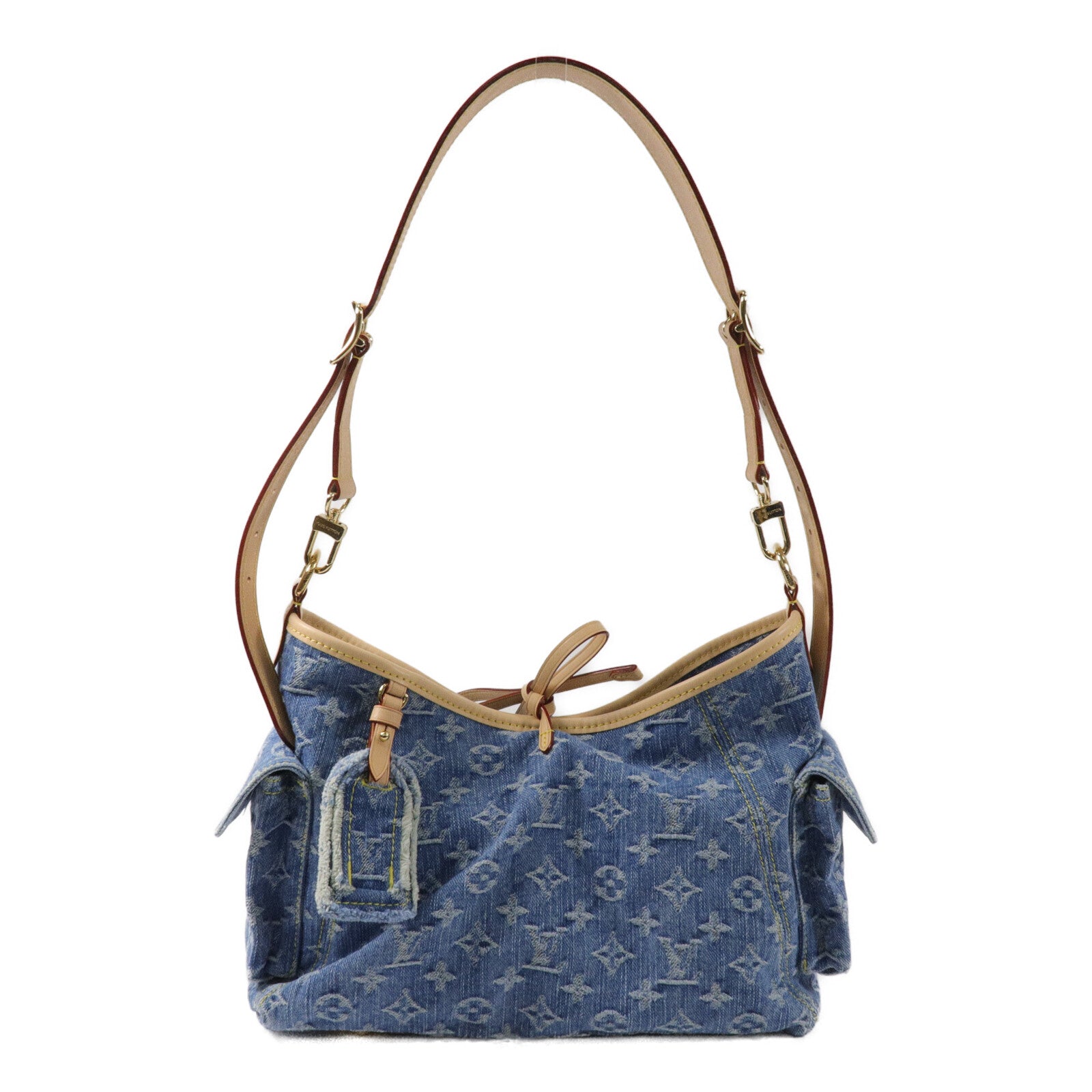 LOUIS VUITTON 牛仔布Carryall Cargo PM肩背袋