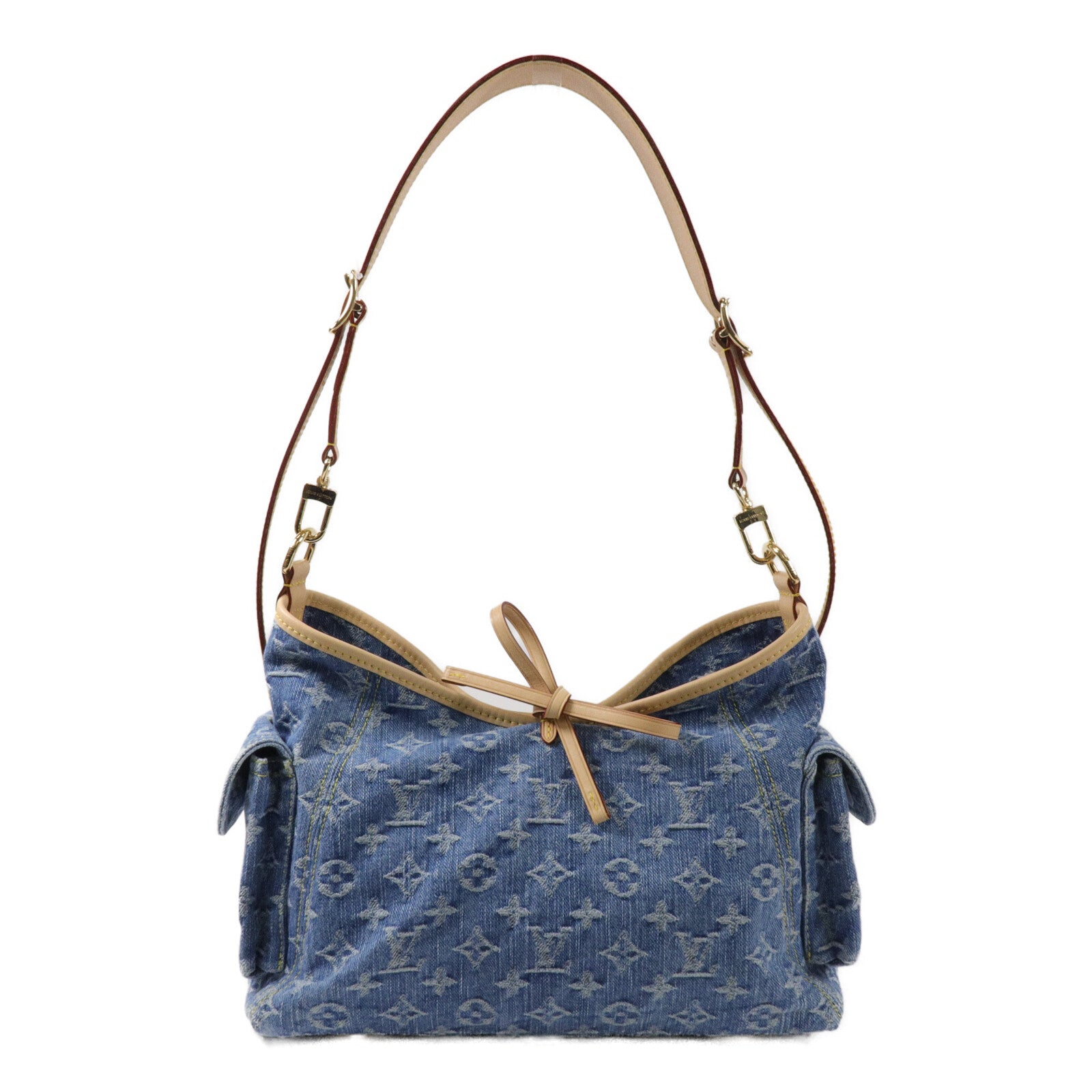 LOUIS VUITTON 牛仔布Carryall Cargo PM肩背袋