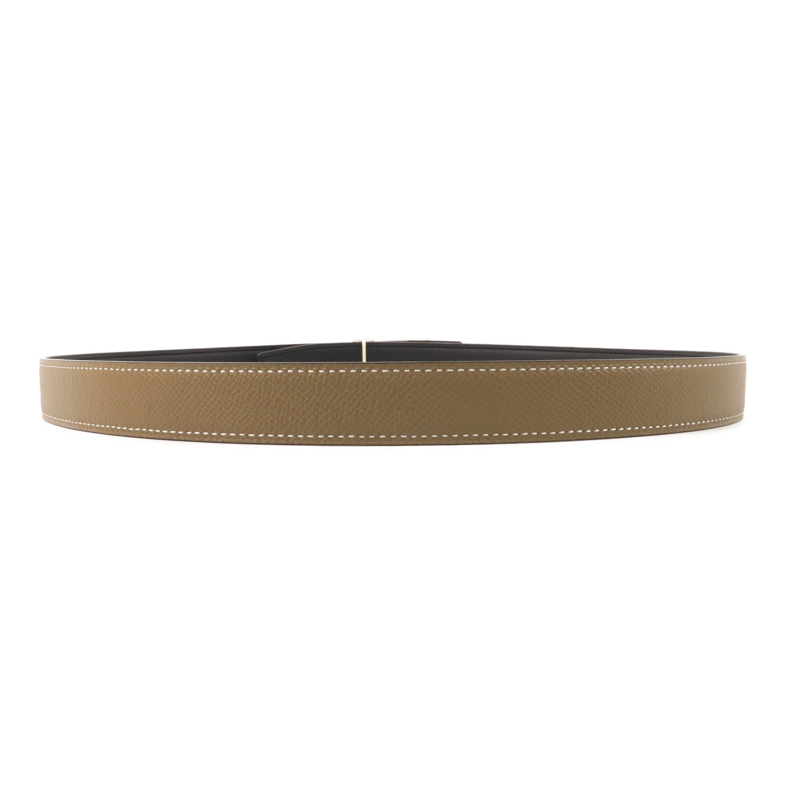 HERMES Epsom皮革Belt 85cm皮帶Etoupe