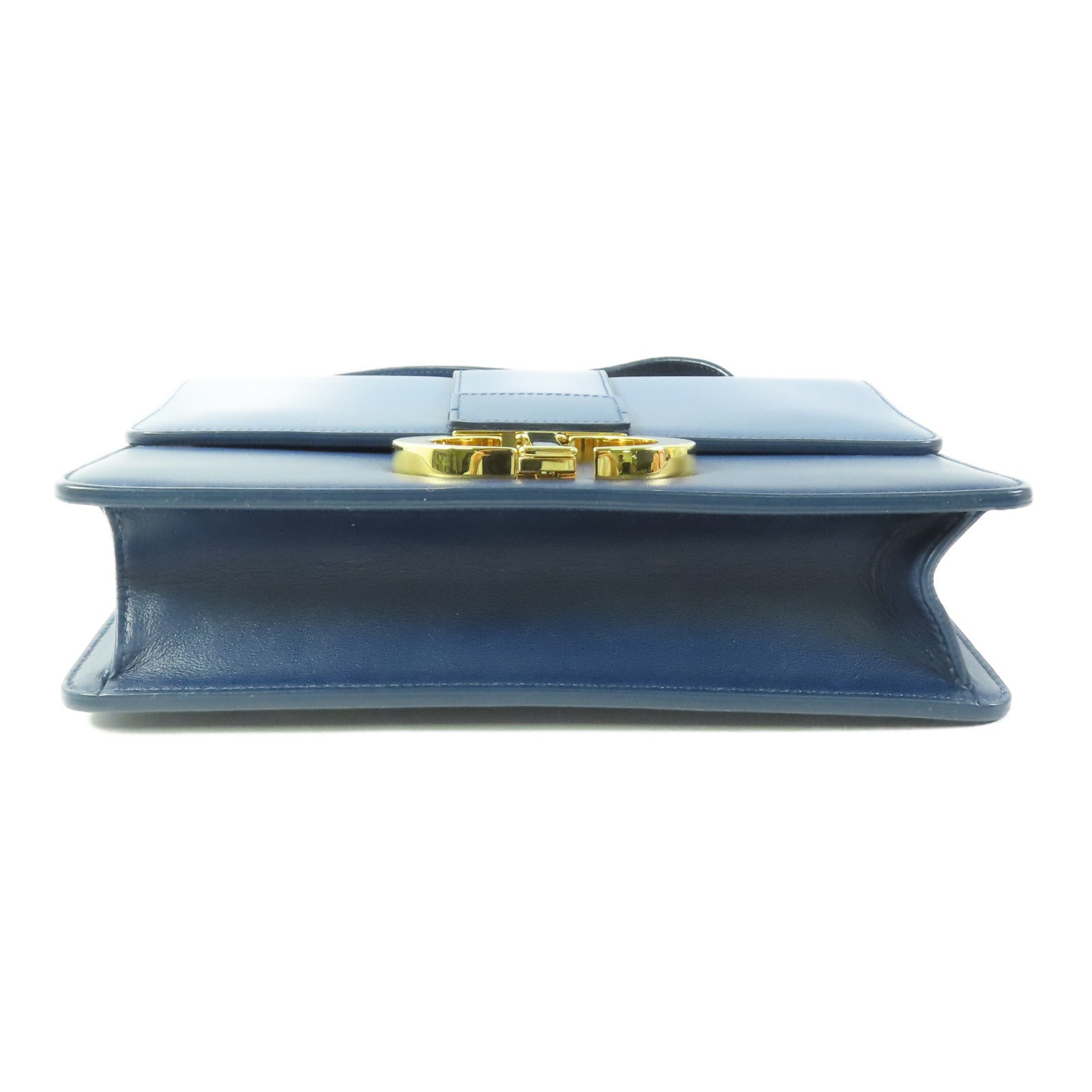 CHRISTIAN DIOR CD GHW 30 Montaigne Shoulder Bag M9203USJC Calfskin Leather Blue