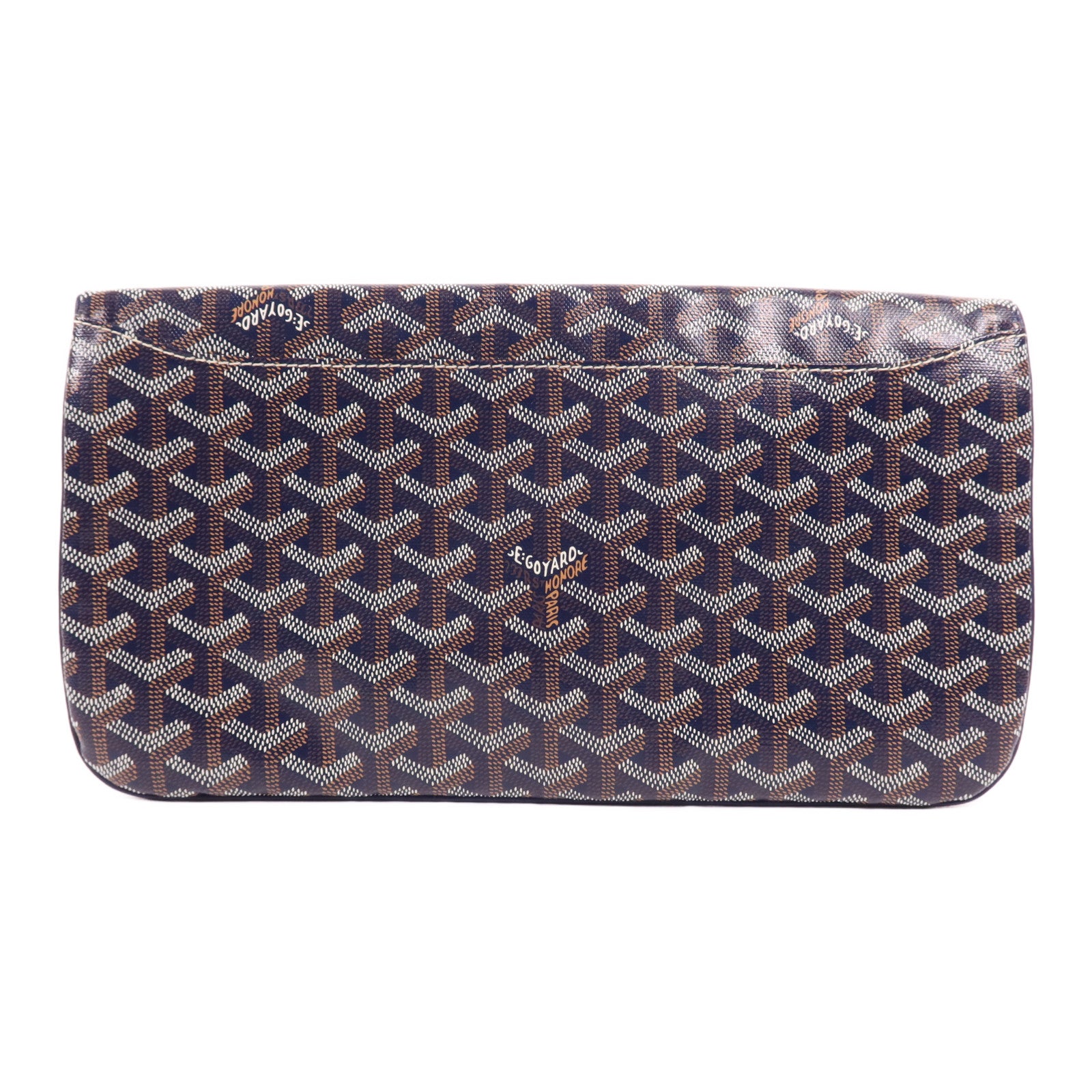 GOYARD 塗層帆布Sainte Marie銀扣手拿包