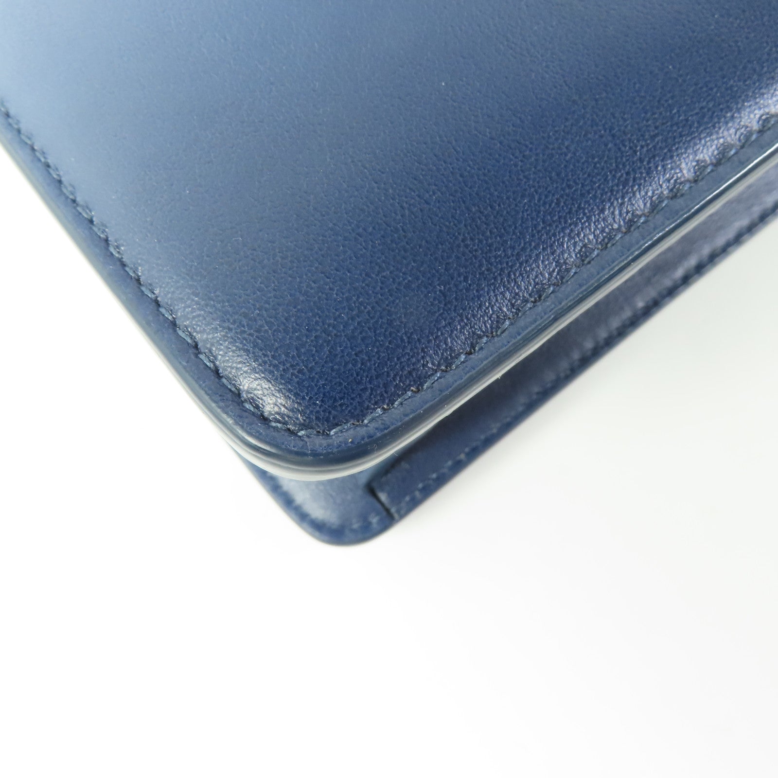 CHRISTIAN DIOR CD GHW 30 Montaigne Shoulder Bag M9203USJC Calfskin Leather Blue