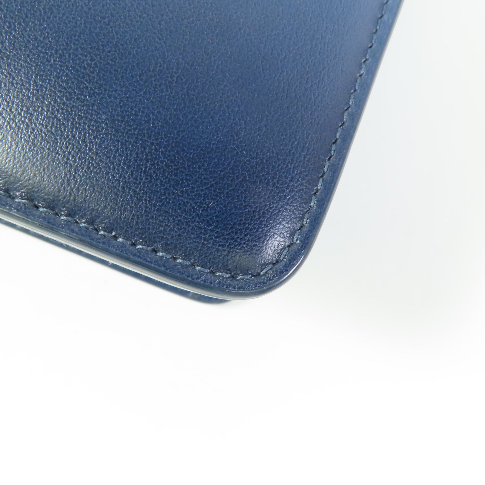 CHRISTIAN DIOR CD GHW 30 Montaigne Shoulder Bag M9203USJC Calfskin Leather Blue