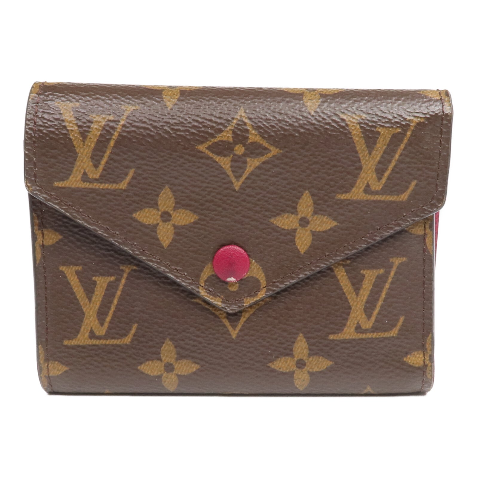 LOUIS VUITTON Monogram Portefeuille Victorine金扣錢包