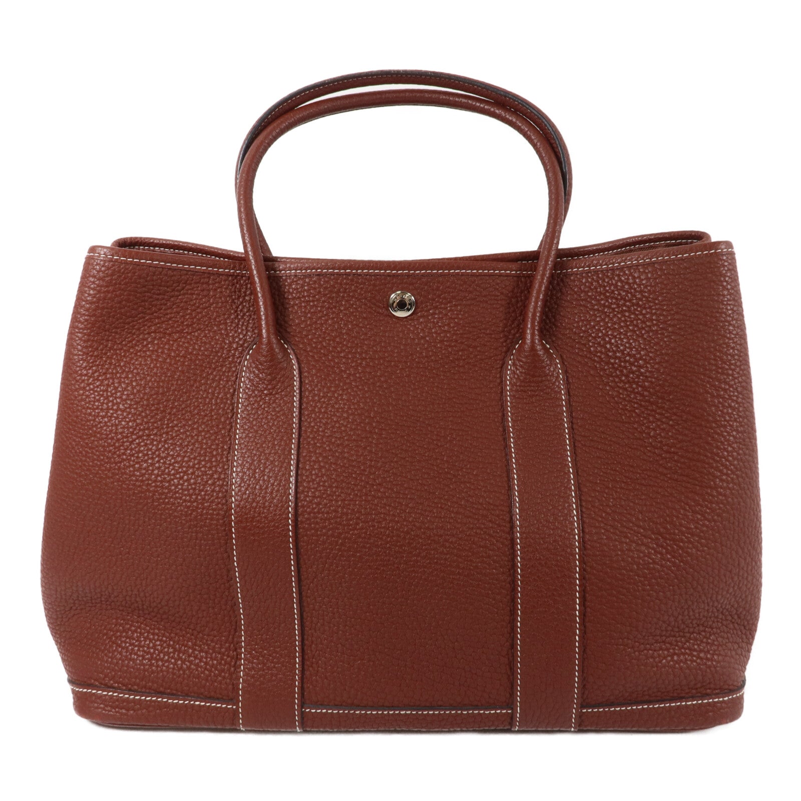 HERMES Negonda皮革Garden Party PM手挽袋Rough H