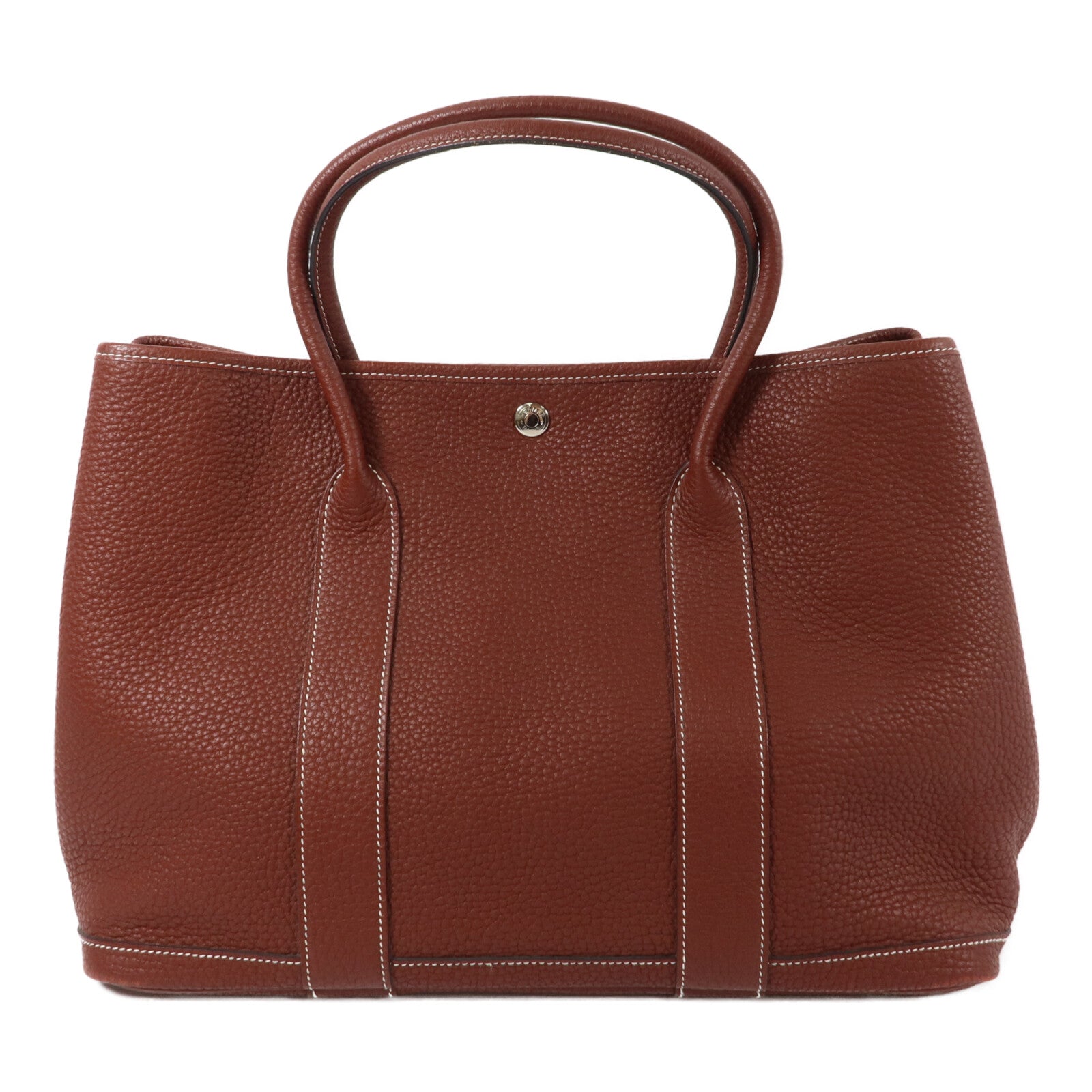HERMES Negonda皮革Garden Party PM手挽袋Rough H