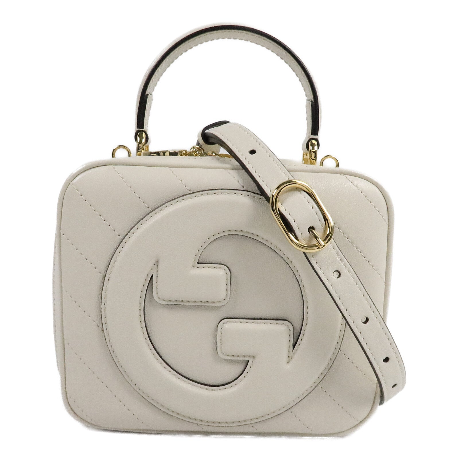GUCCI 牛皮皮革Blondie Top Handle手挽肩背兩用袋