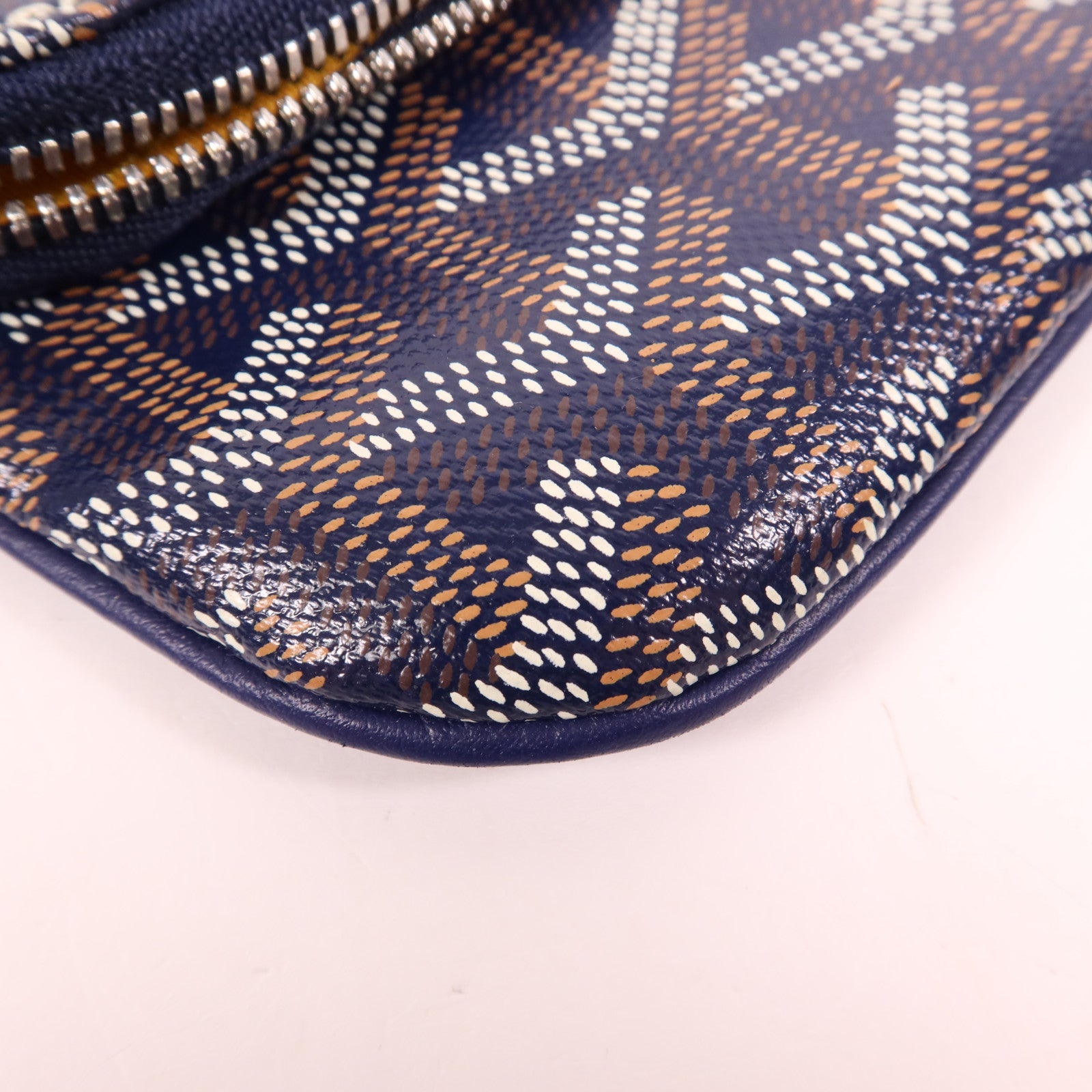 GOYARD 塗層帆布Sainte Marie銀扣手拿包