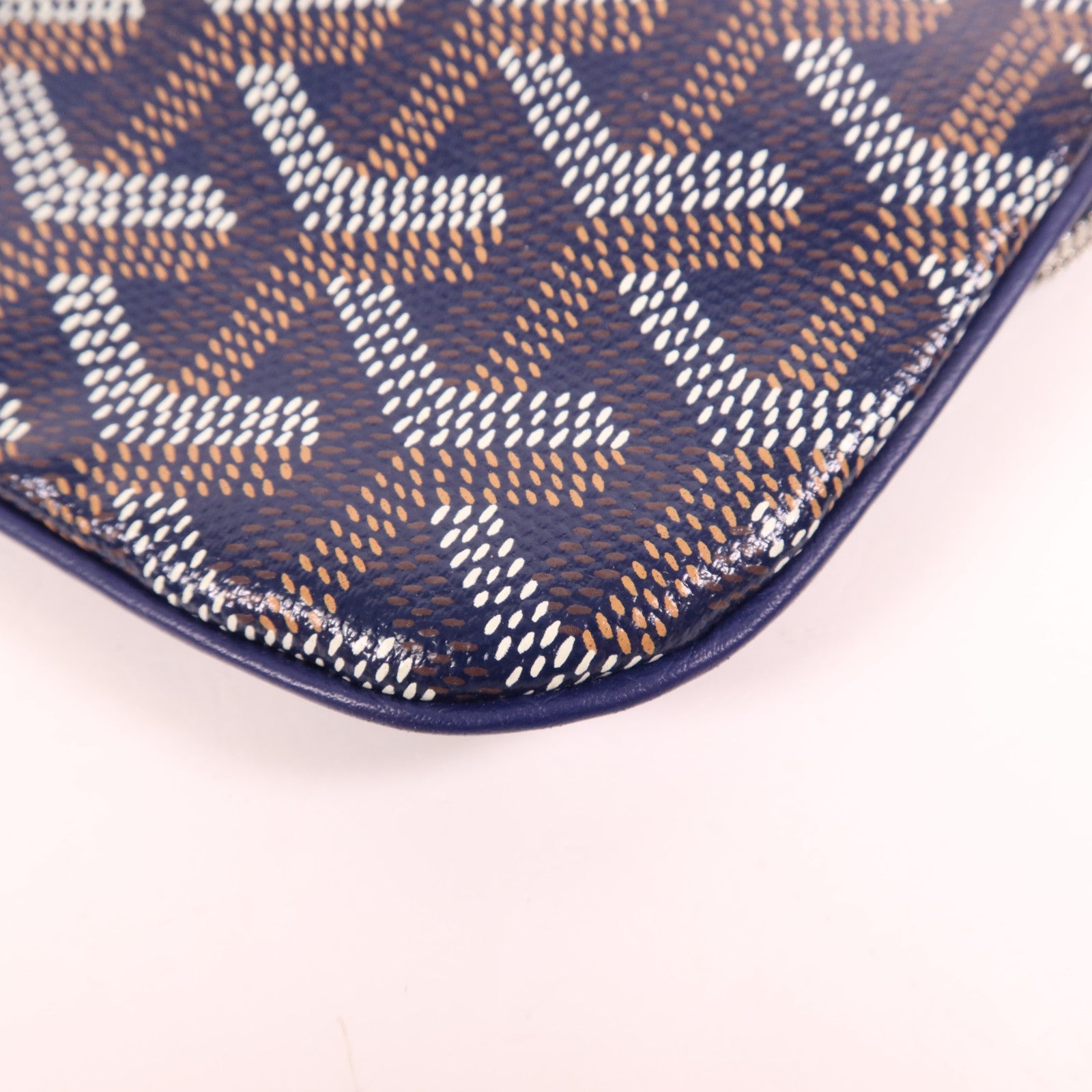 GOYARD 塗層帆布Sainte Marie銀扣手拿包