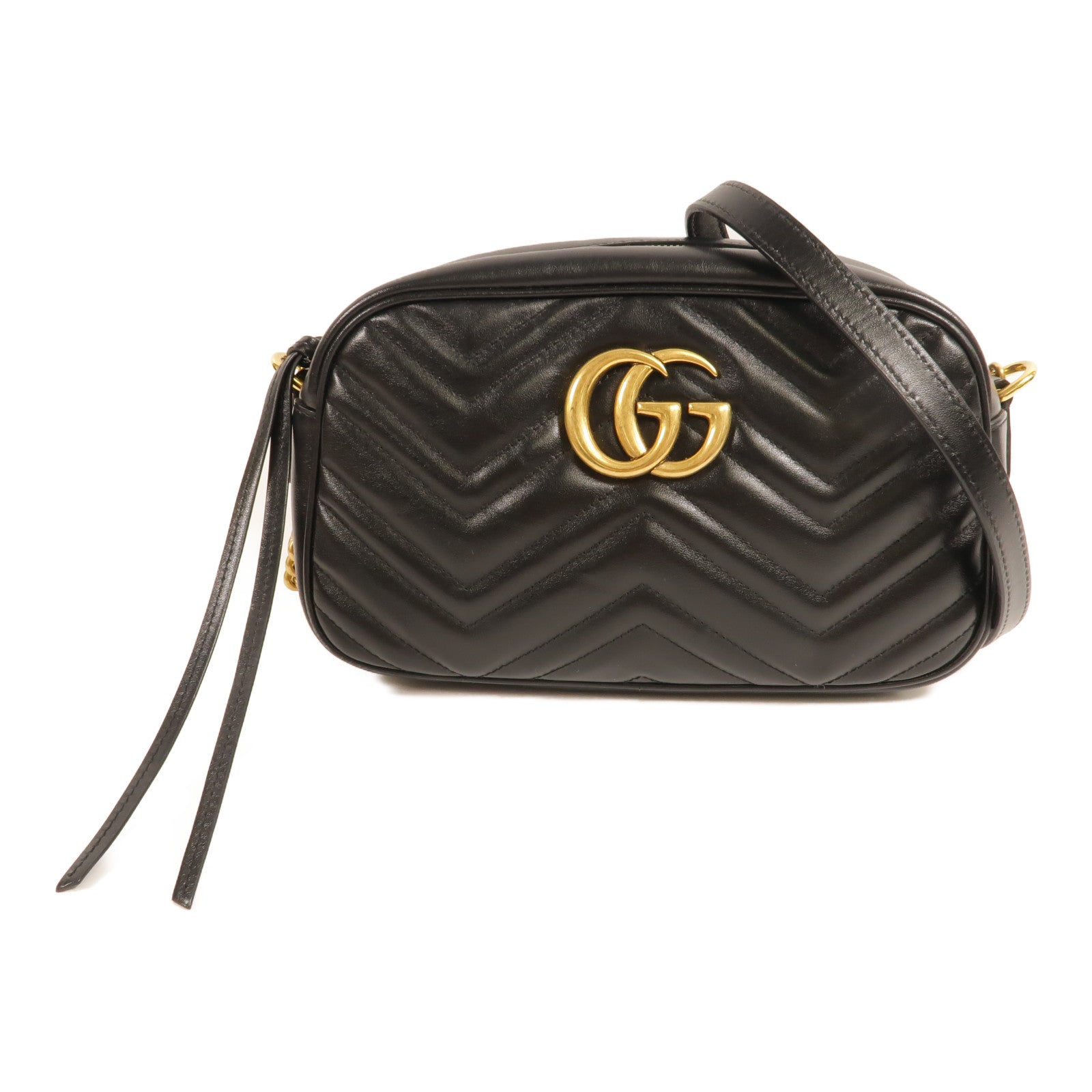 GUCCI 牛皮皮革GG Marmont肩背袋