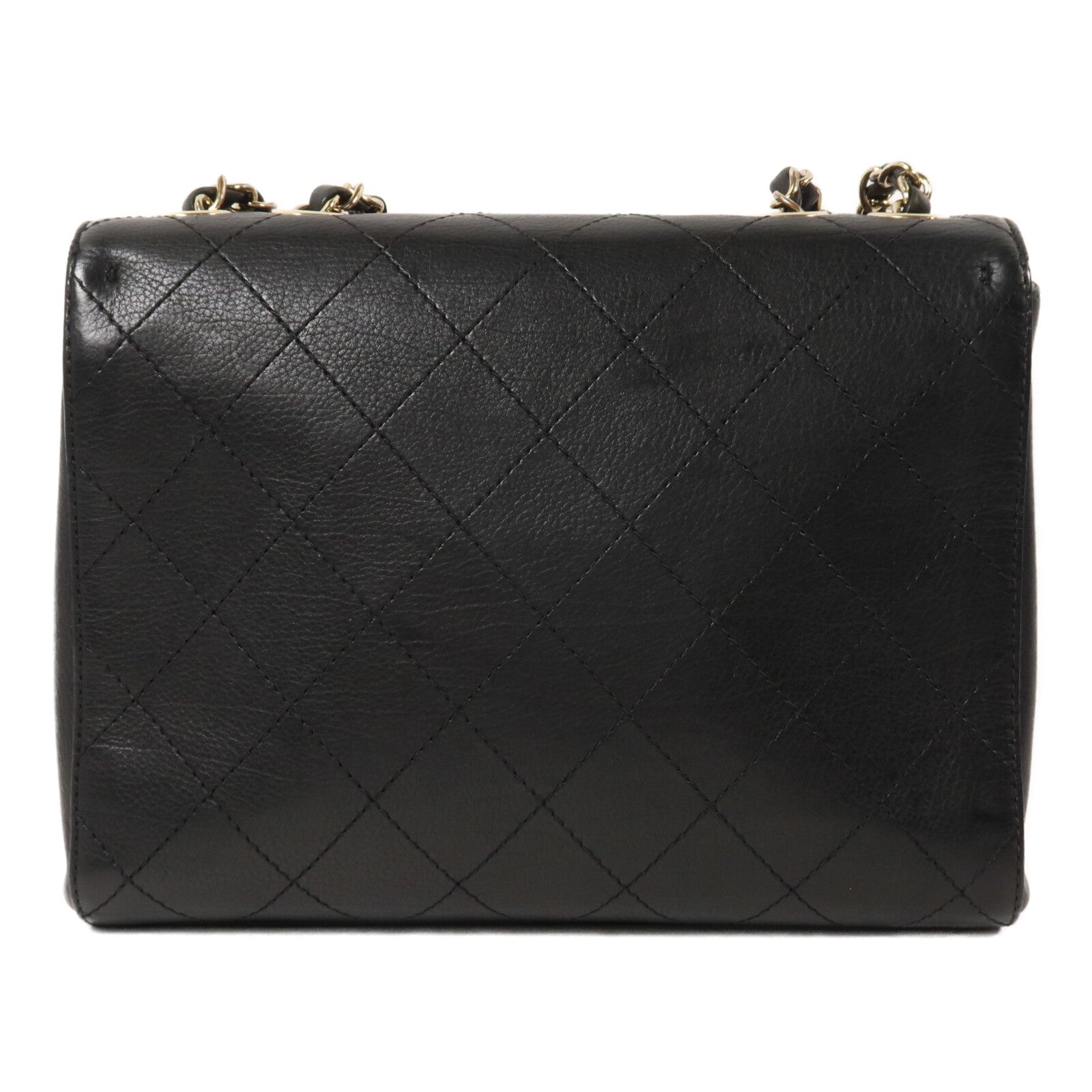 CHANEL 牛皮皮革Chain Shoulder鏈帶肩背袋