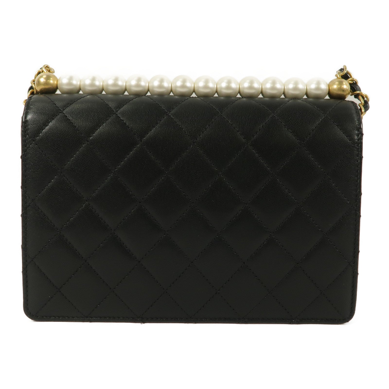 CHANEL 羊皮皮革Chain Shoulder鏈帶肩背袋