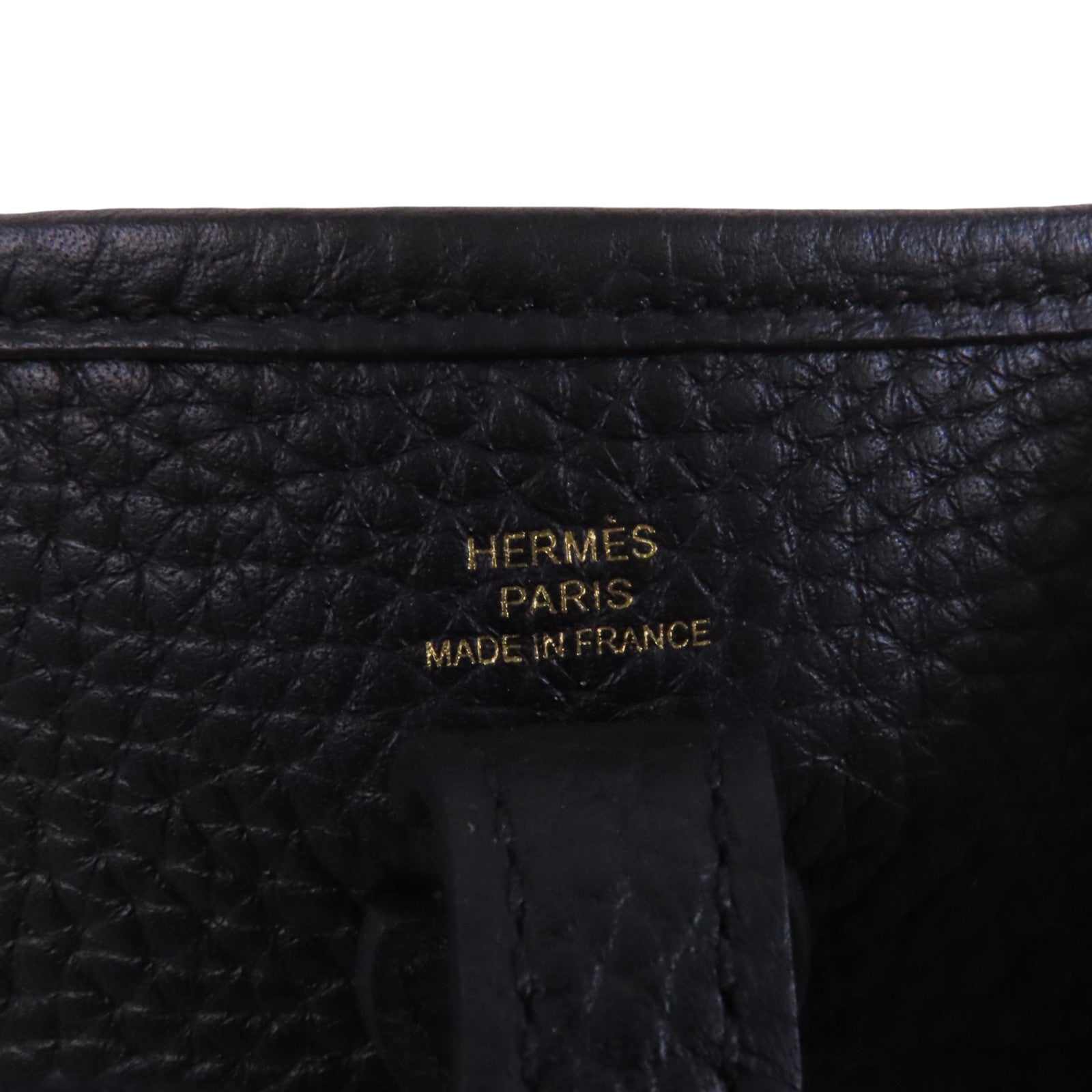 HERMES Clemence皮革Evelyne TPM金扣肩背袋