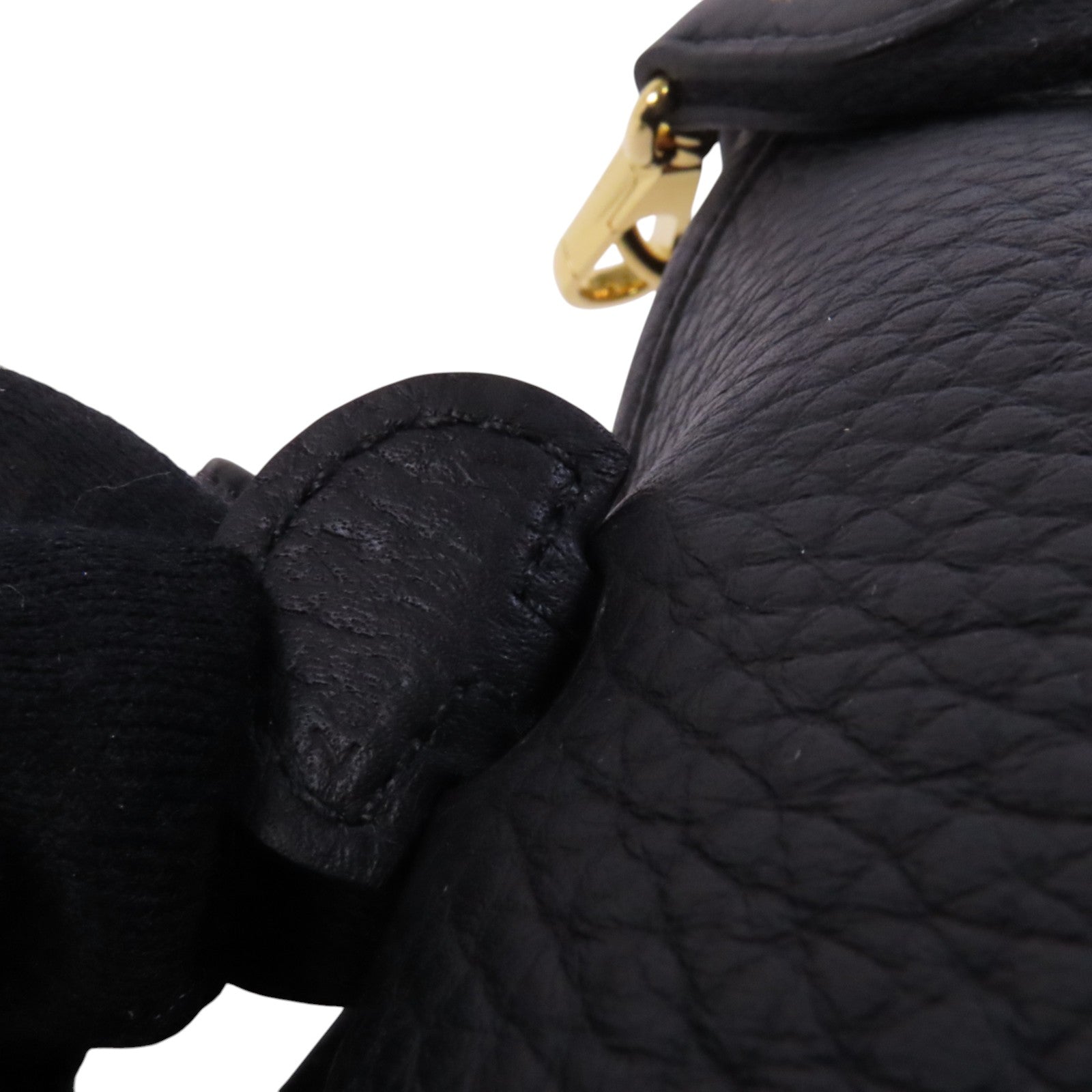 HERMES Clemence皮革Evelyne TPM金扣肩背袋