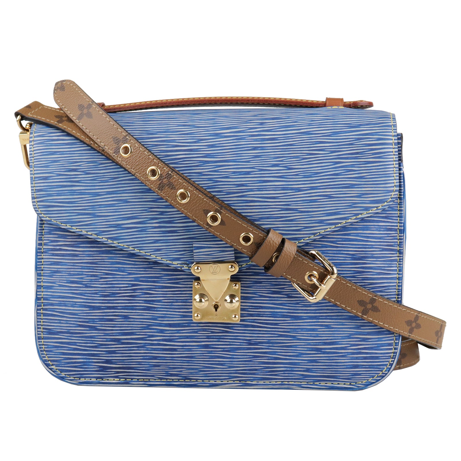 LOUIS VUITTON Epi/Monogram Reverse Pochette Metis Handle Shoulder