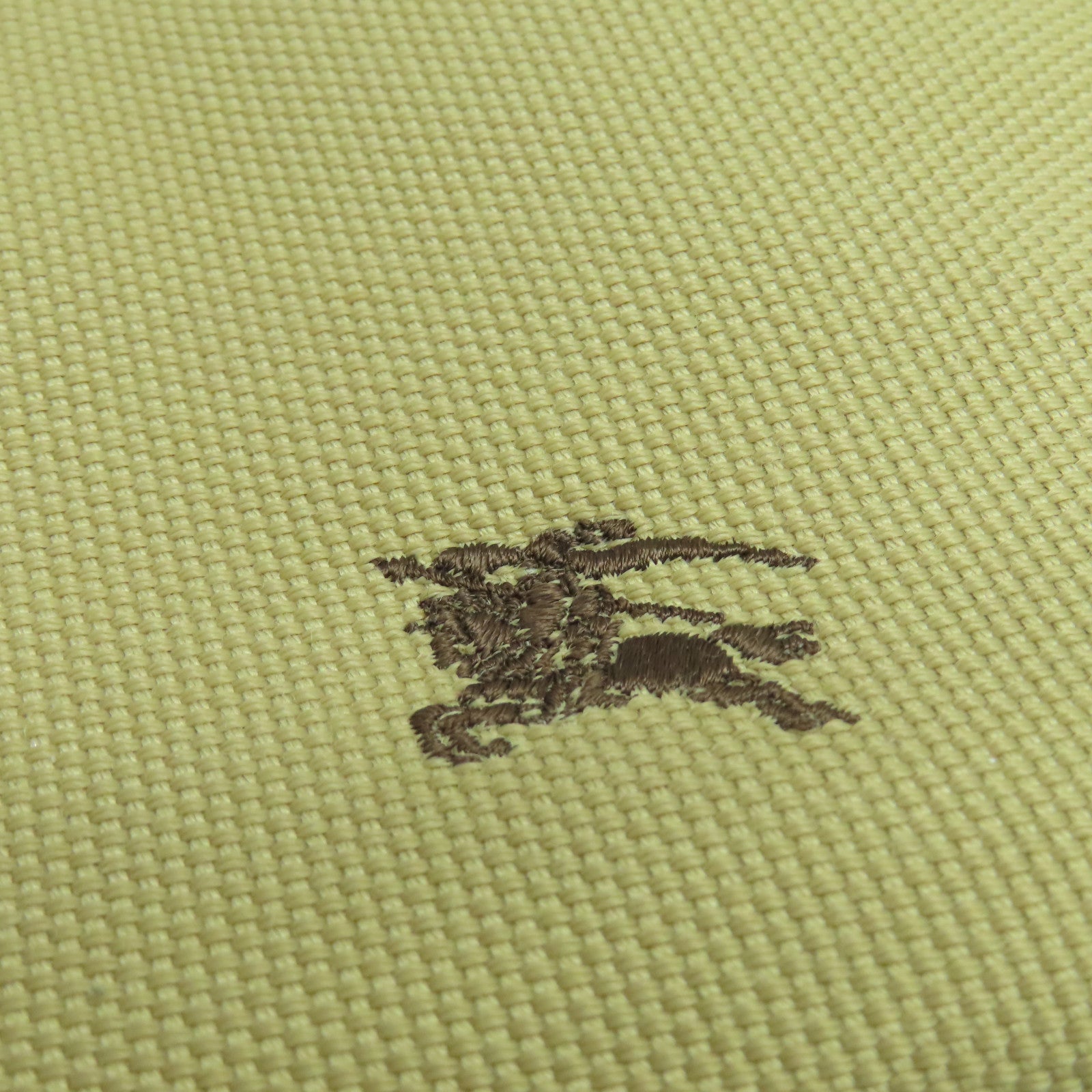 BURBERRY BLUE LABEL canvas Tote Bag silver buckle handle bag brown