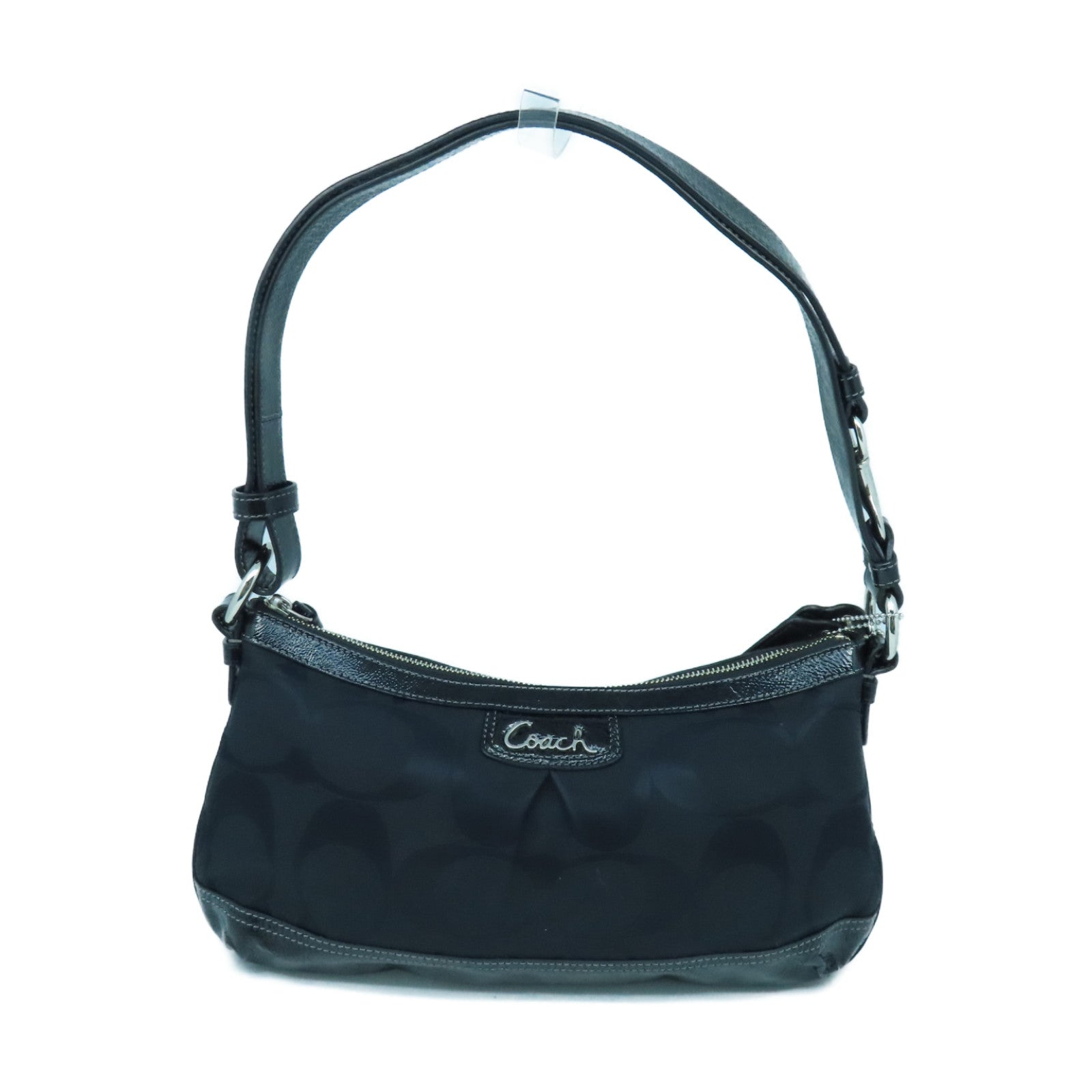 Black silver coach purse Clearance