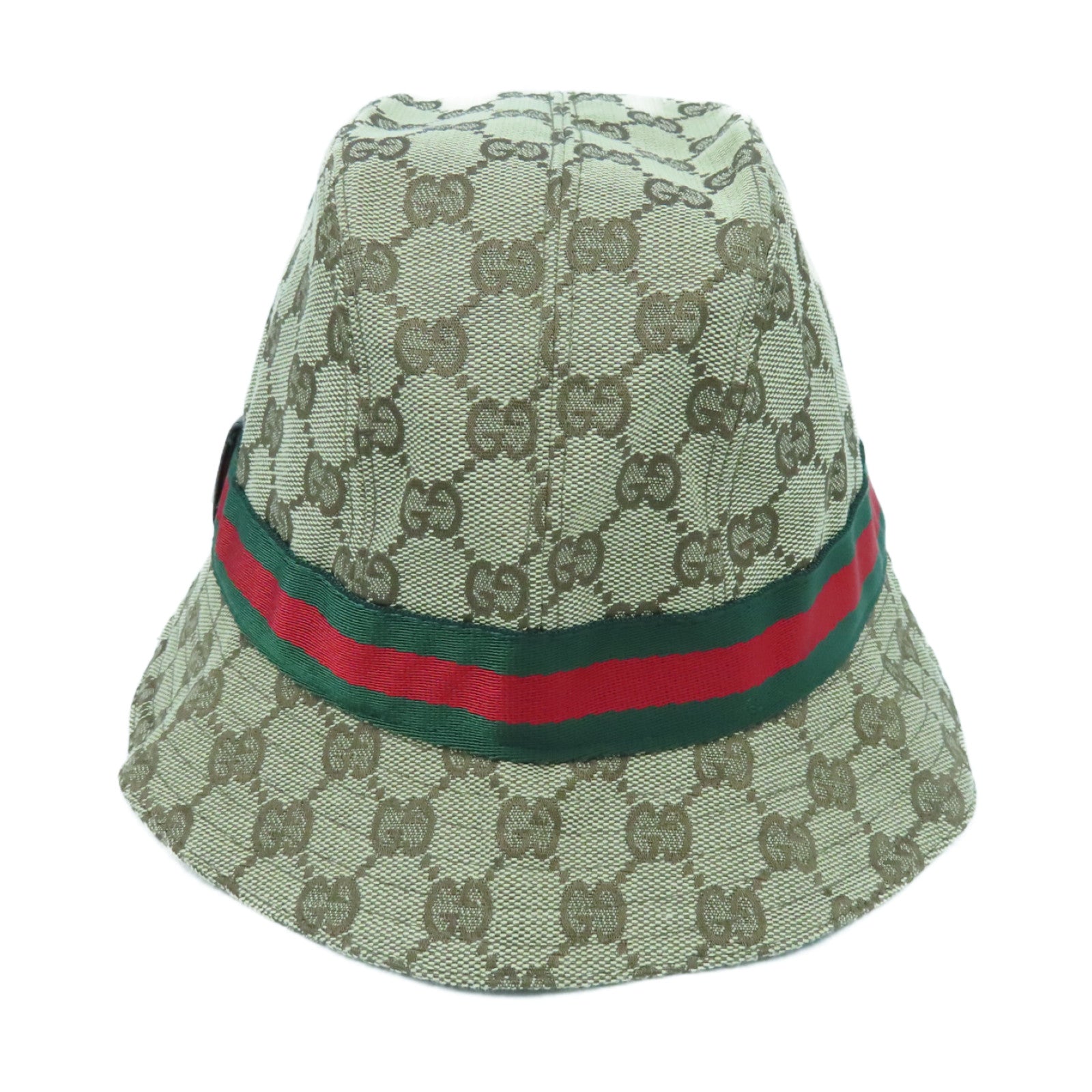 GUCCI 帆布Hat帽子啡色