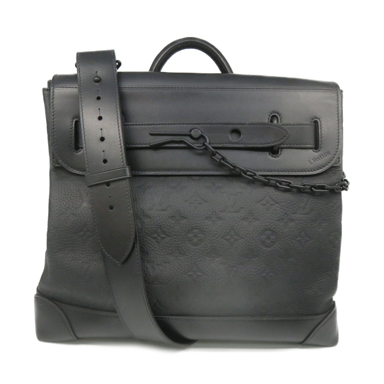 LOUIS VUITTON [Sharp Discount] Cowhide Leather Steamer PM