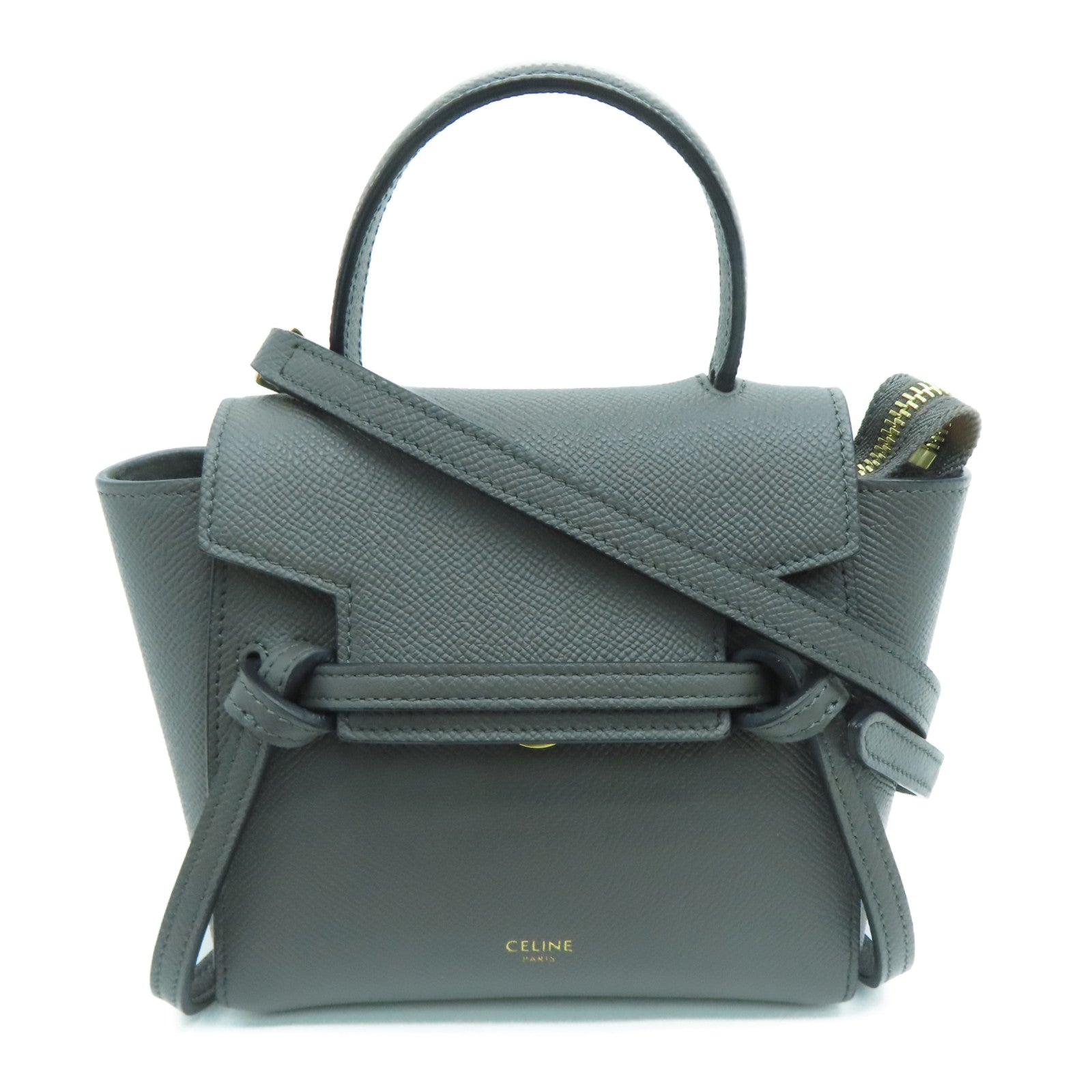 Vintage Celine Pico Belt Mini CELINE Cowhide Leather Pico Belt Bag